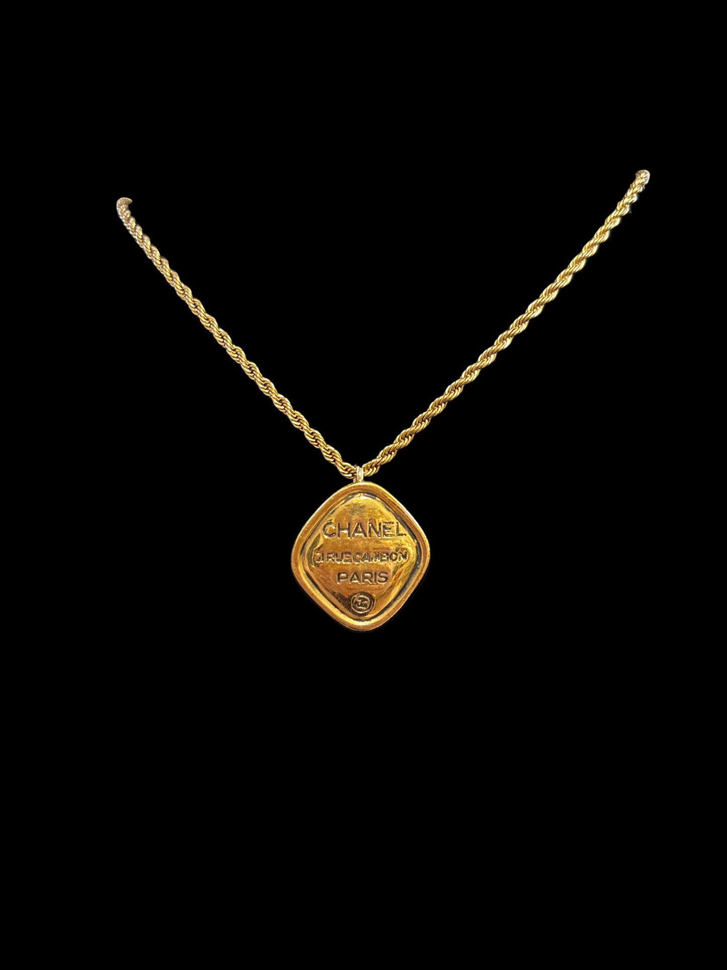 Chanel Upcycled Authentic Broche Necklace