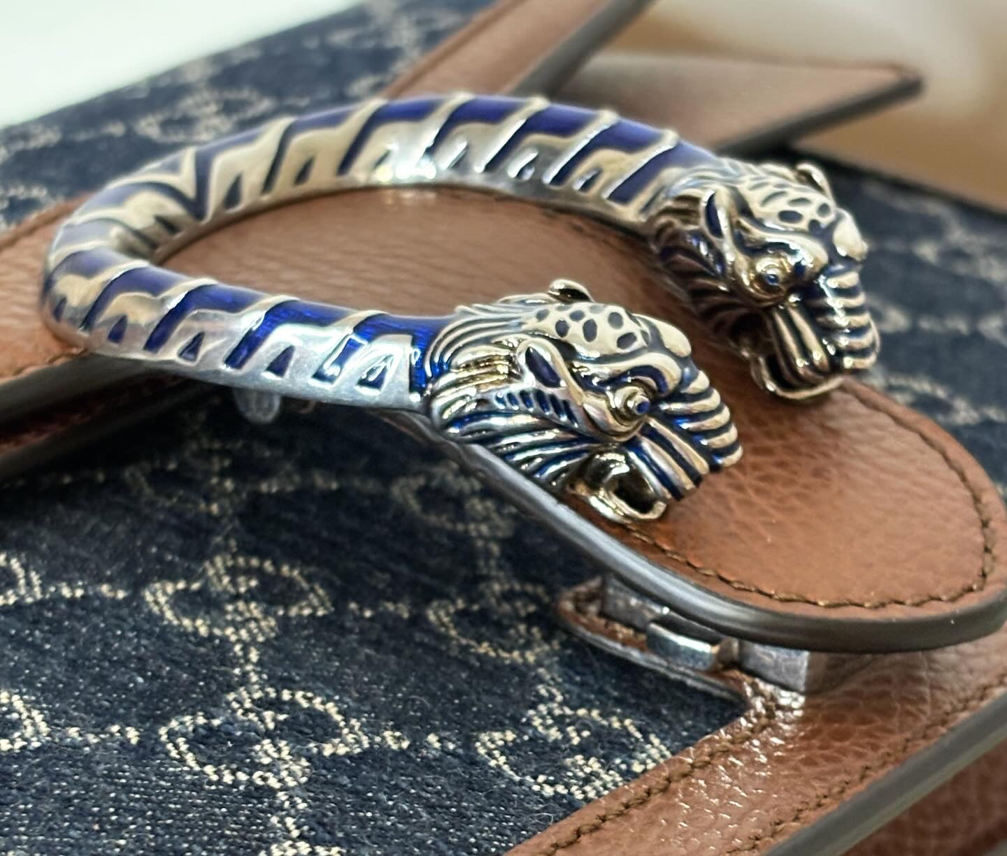 Gucci Denim Dionysus Handbag