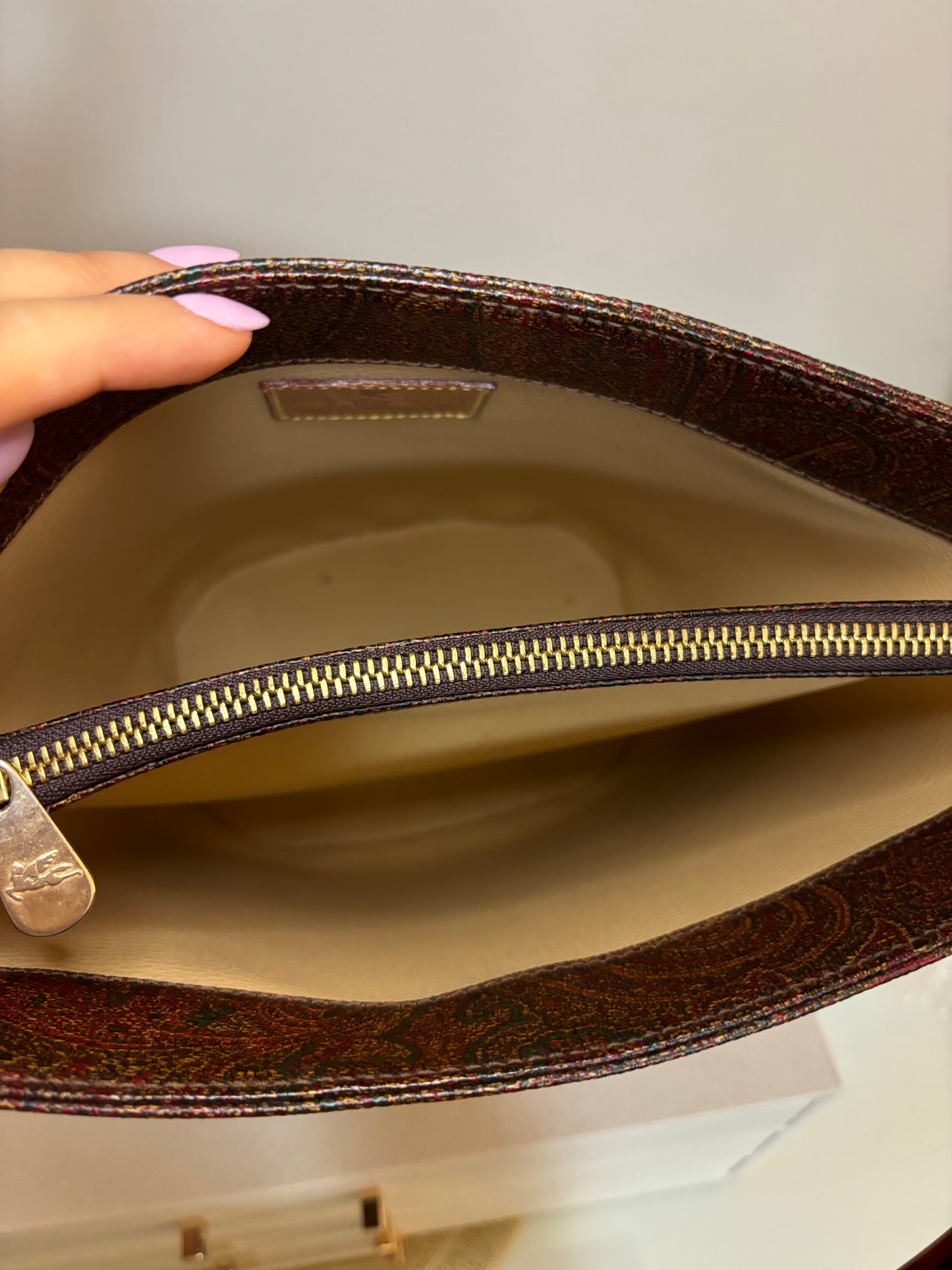Etro Top Handle Bucket Bag