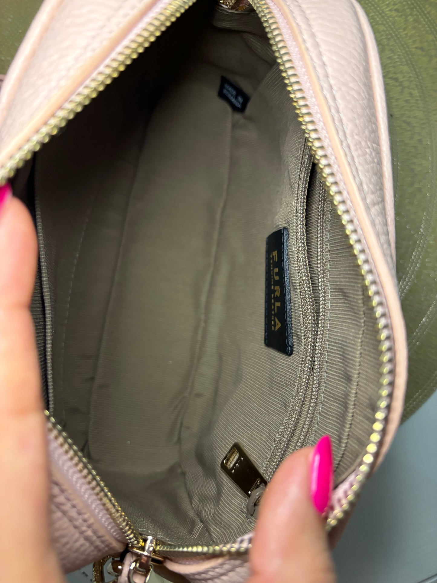 Light Pink Furla Crossbody