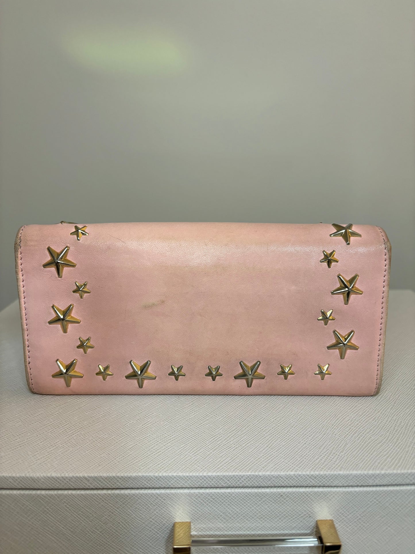 Pink Jimmy Choo Star Wallet