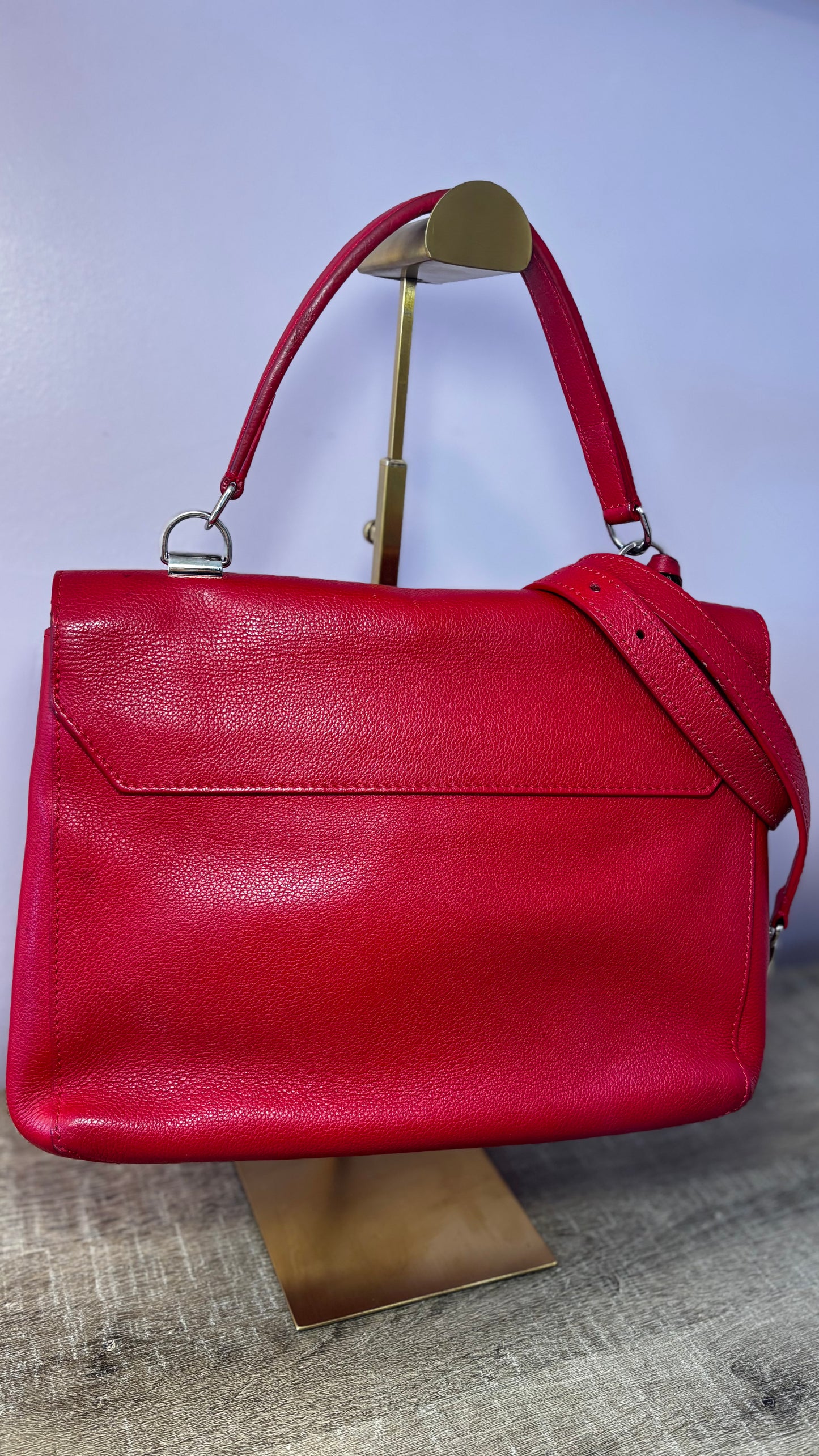 Louis Vuitton Red Lock Me Crossbody