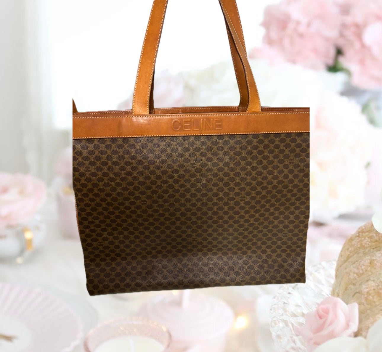 Celine Set of Two: 46 cm Travel Bag & Large Tote Bag
