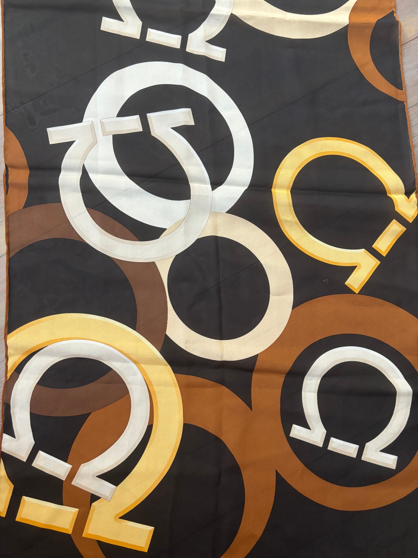 Salvatore Ferragamo Gancini Silk Scarf