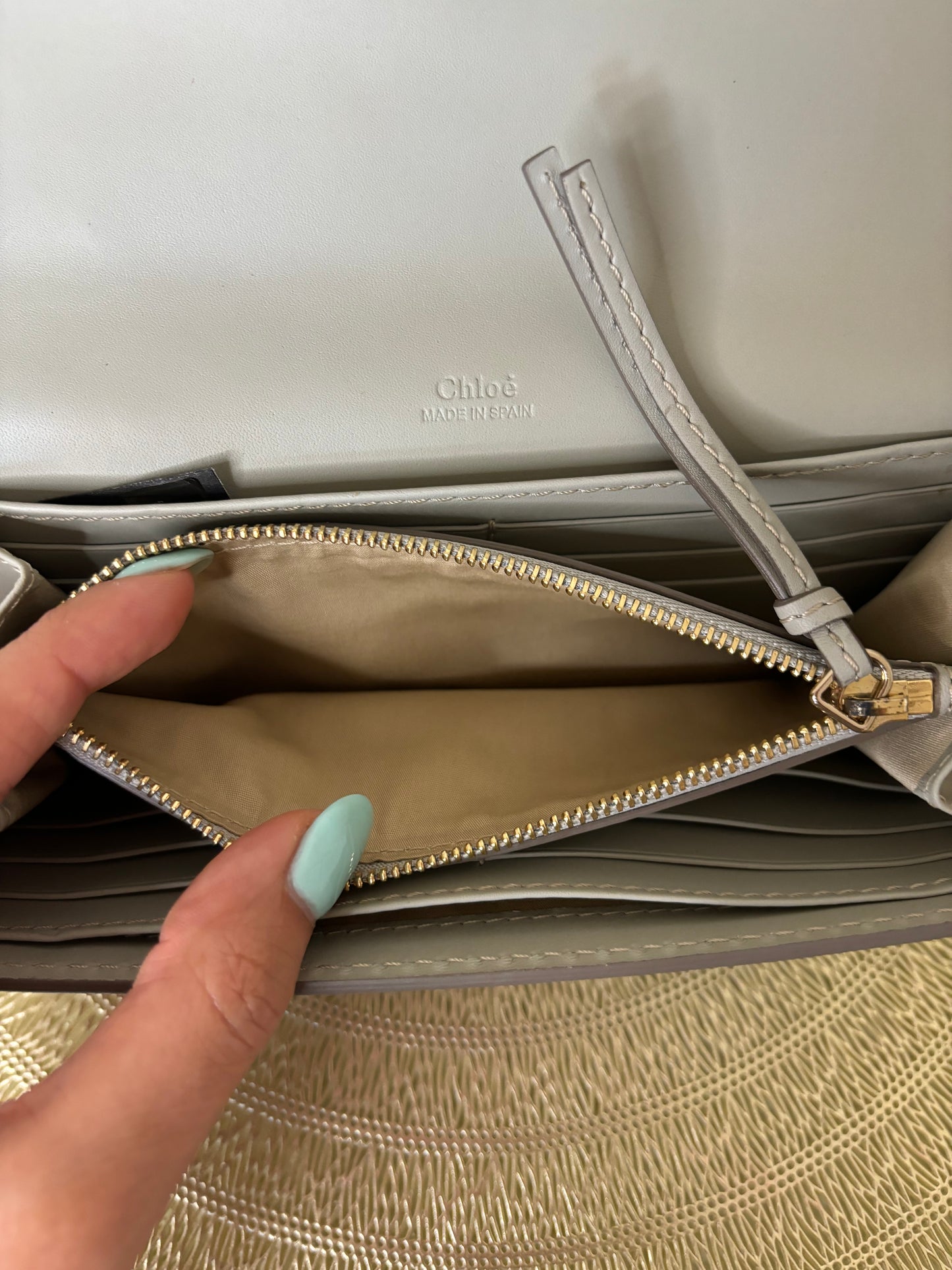 Chloe Calfskin Long Wallet