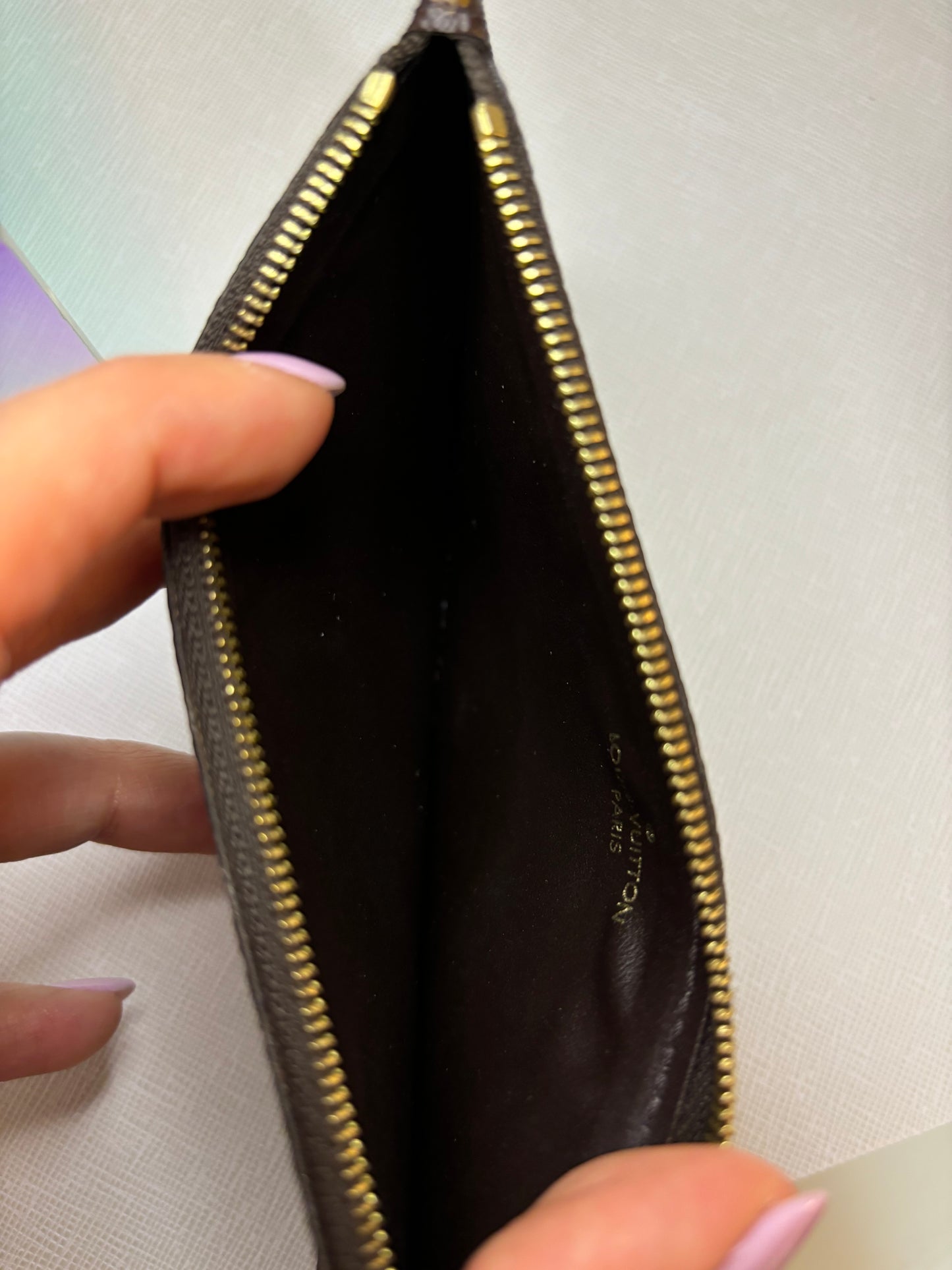 Louis Vuitton Monogram Insert/Long Coin Wallet