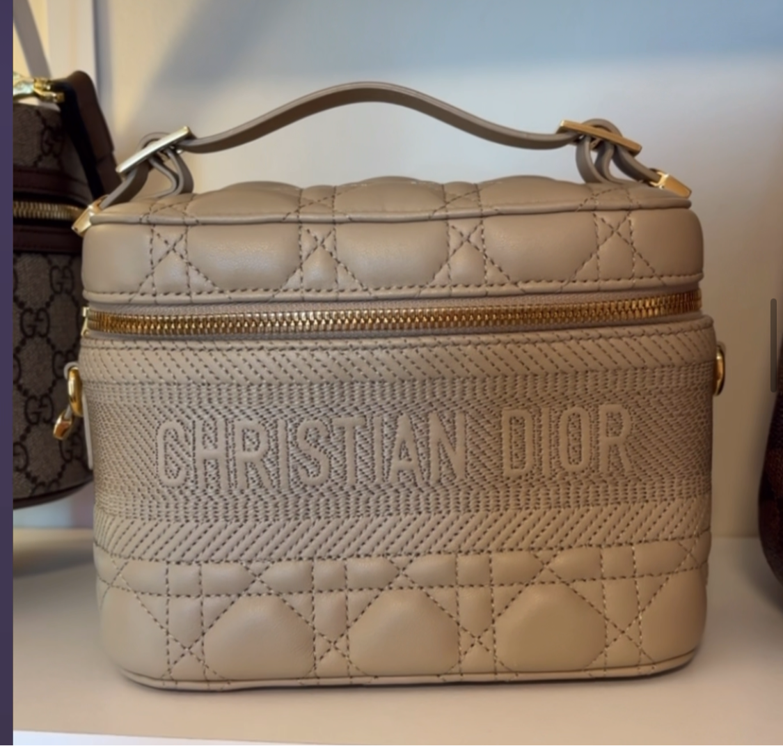 Dior Cannage Lambskin Vanity Crossbody