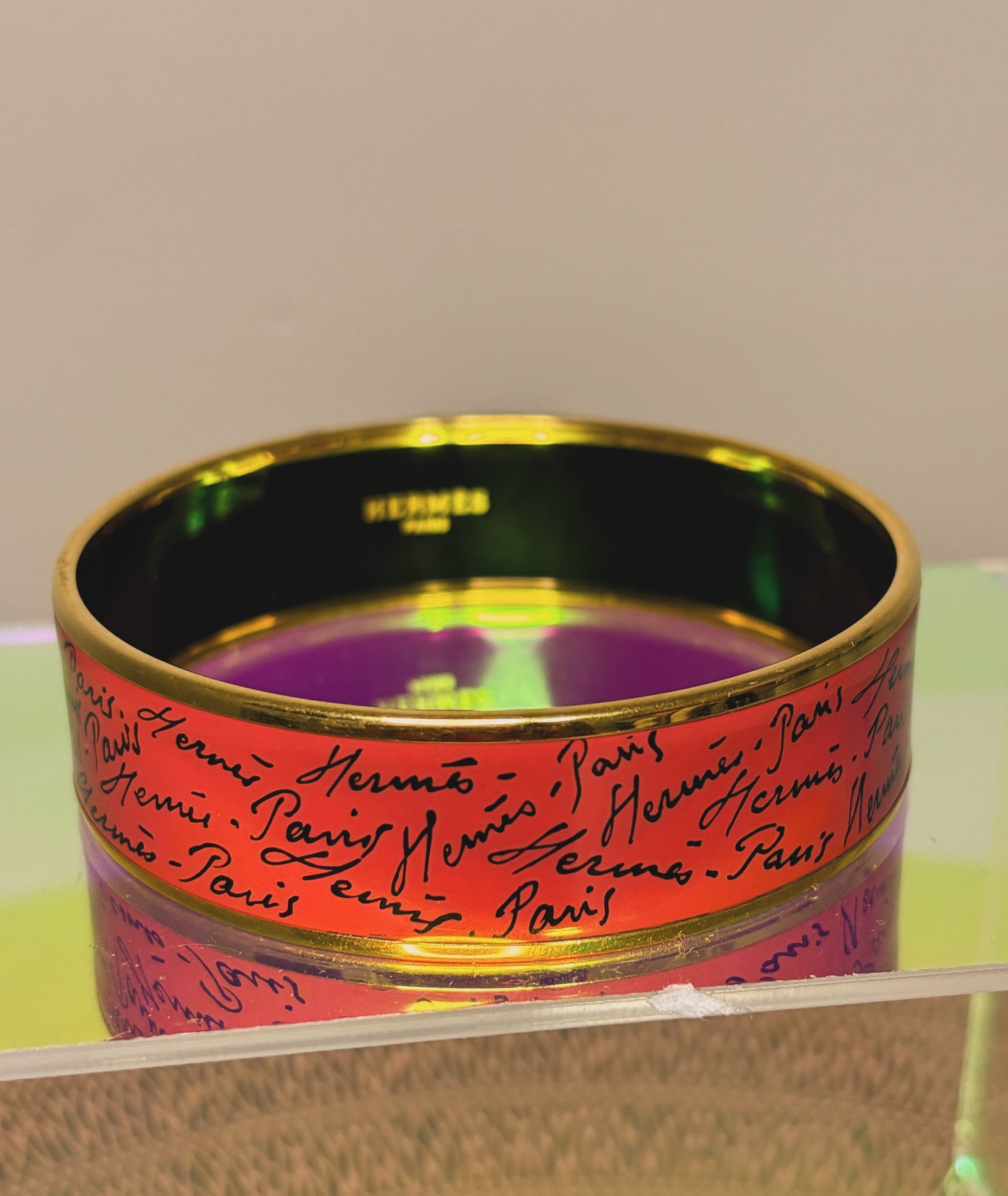 Hermes Enamel Bangle