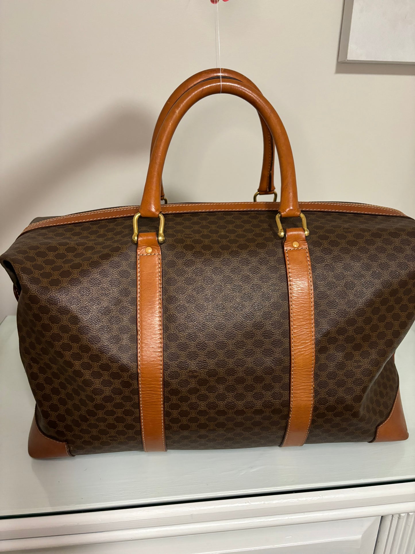 Celine Set of Two: 46 cm Travel Bag & Large Tote Bag