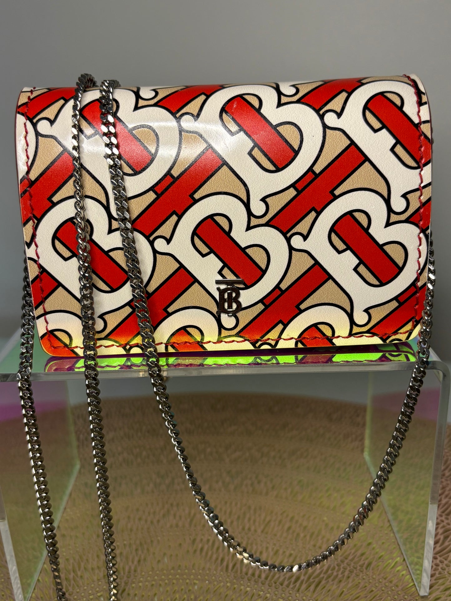 Burberry Micro Wallet on Chain