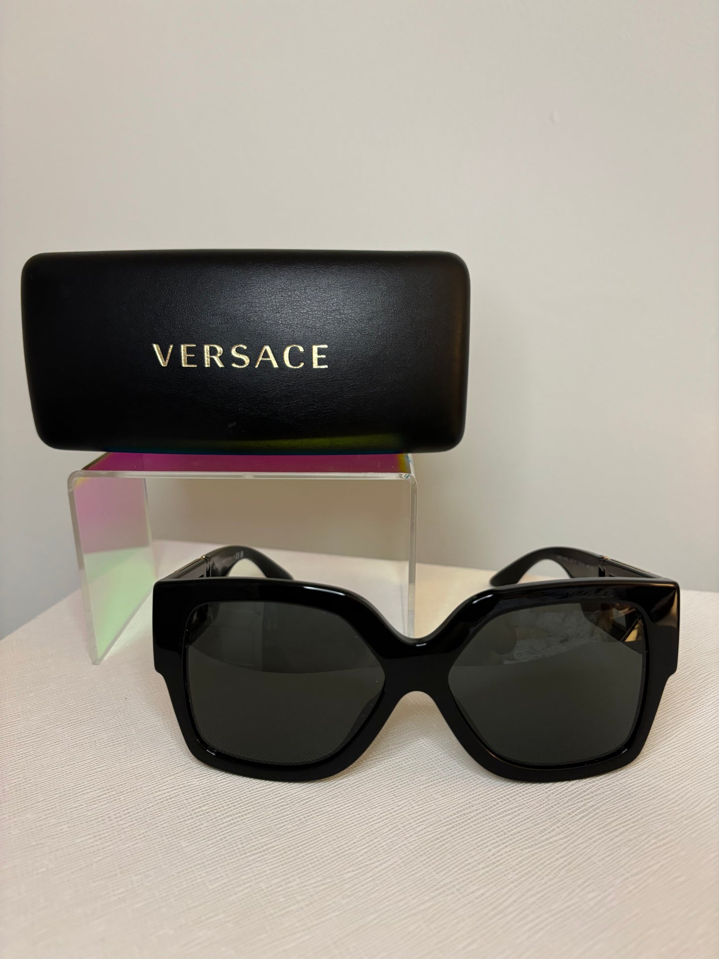 Versace Black & Gold Sunglasses