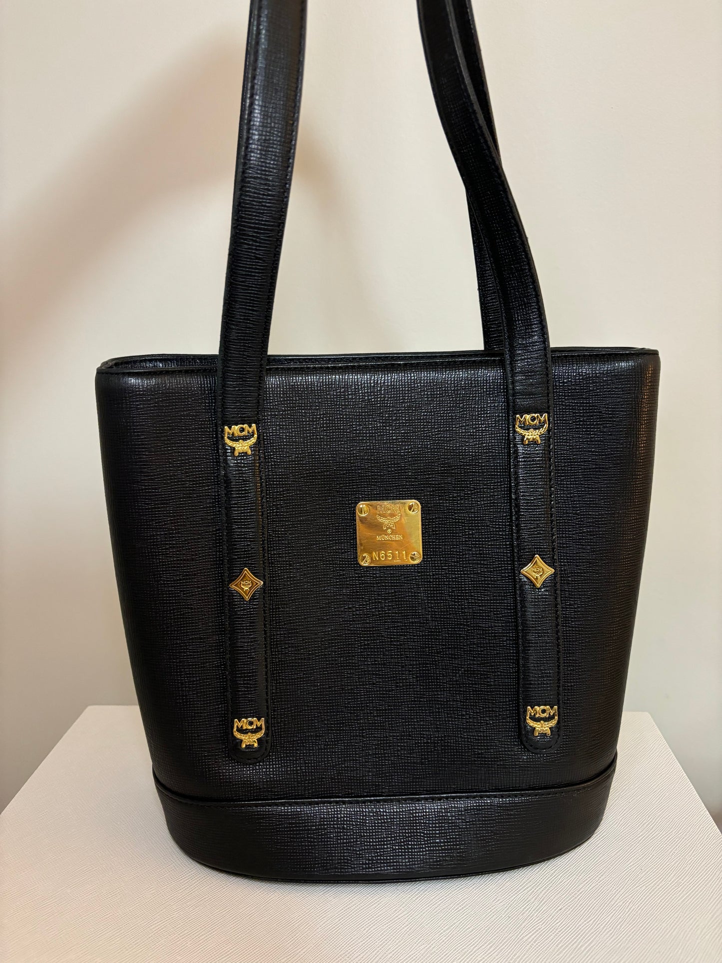 MCM Bucket Shoulder & Wristlet Bundle