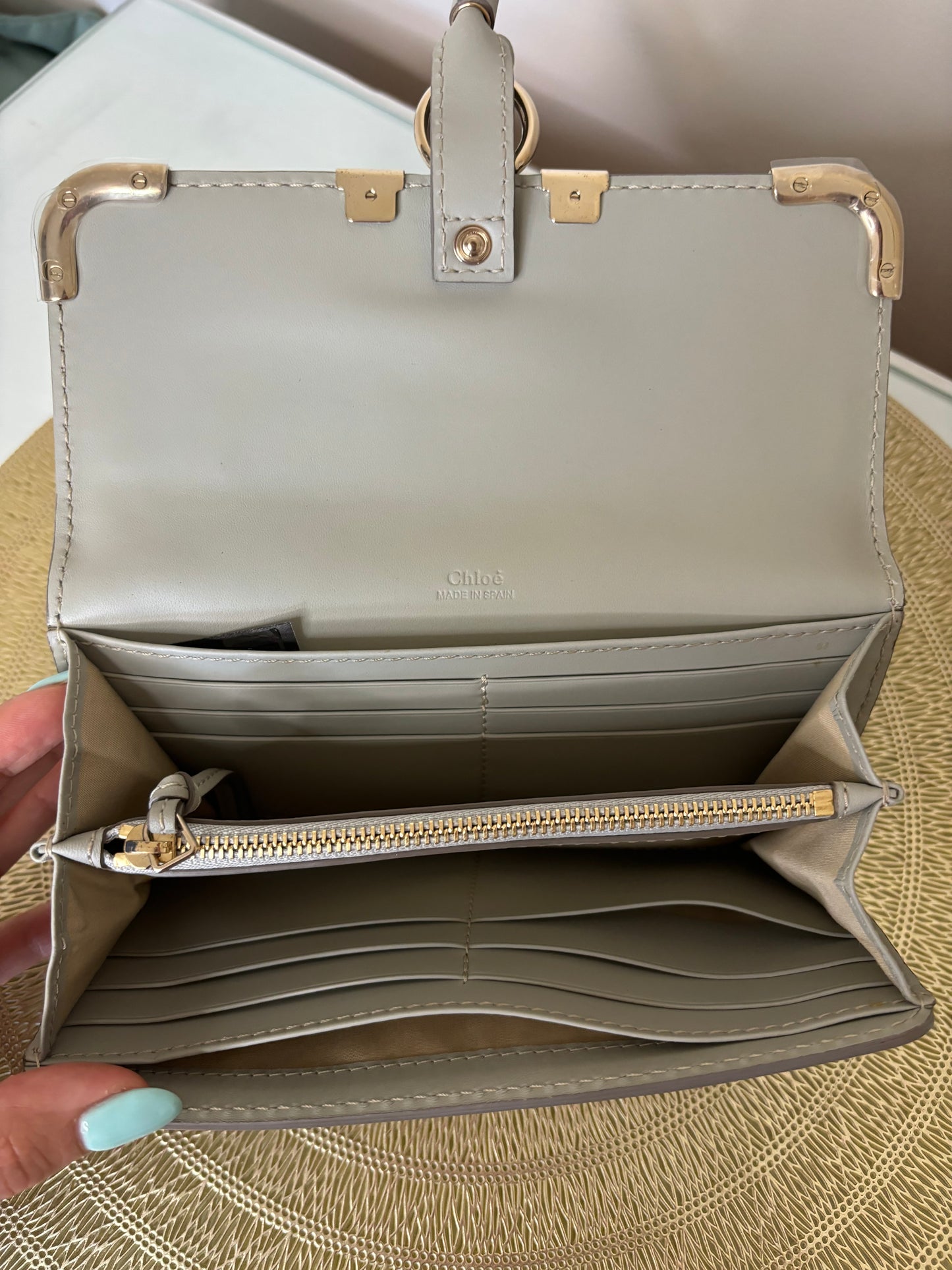 Chloe Calfskin Long Wallet