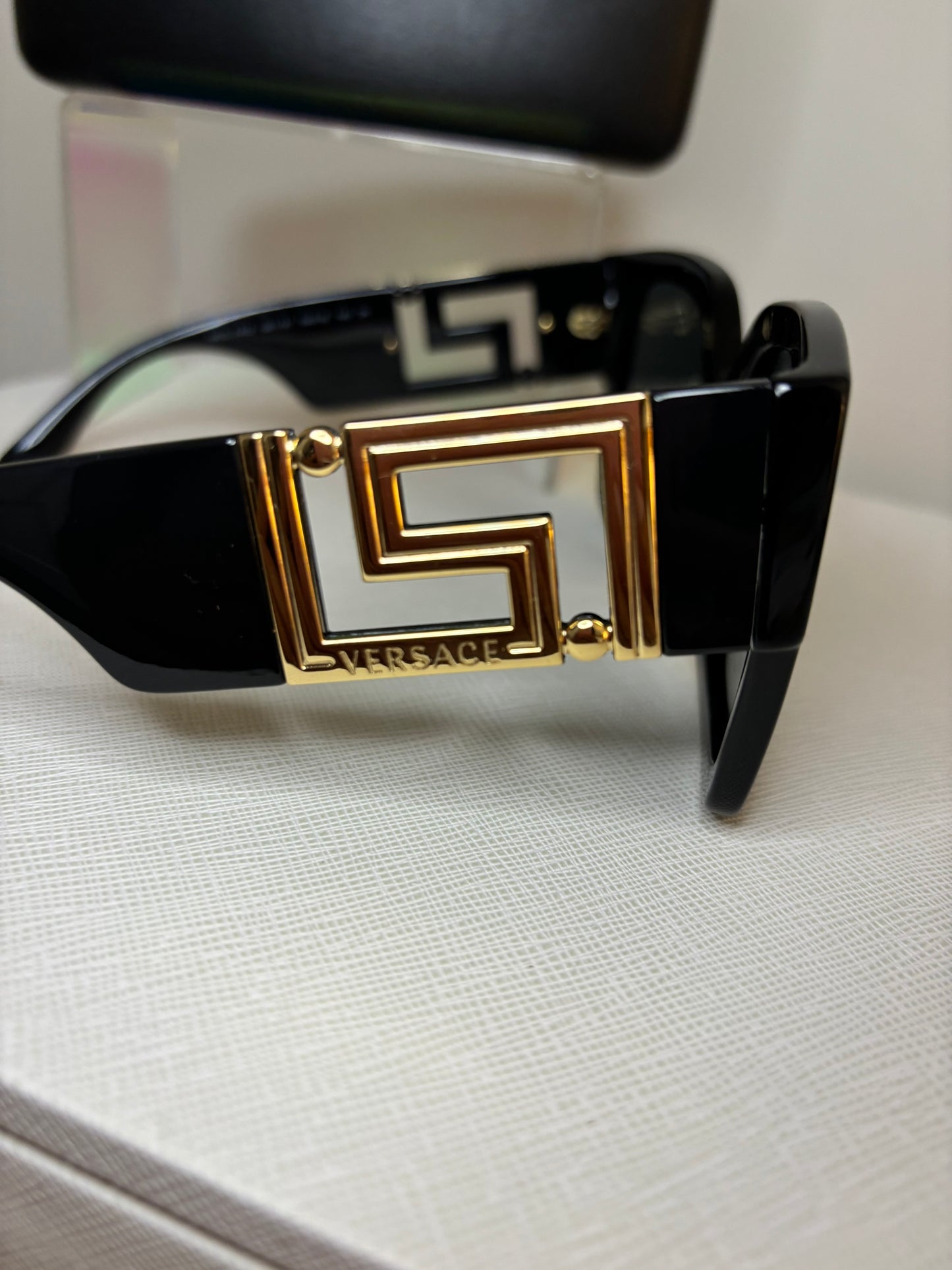 Versace Black & Gold Sunglasses