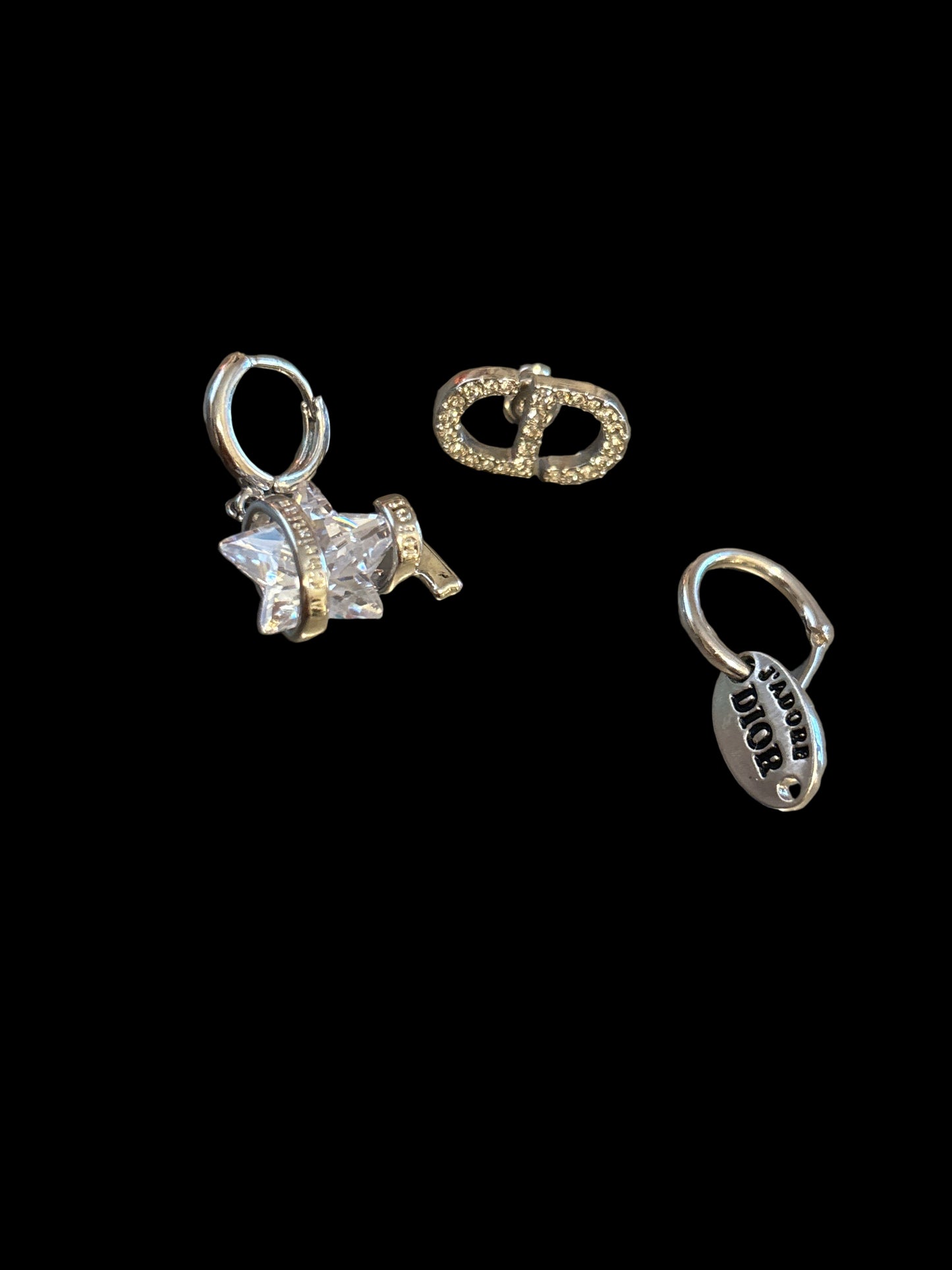 3 Dior Earrings