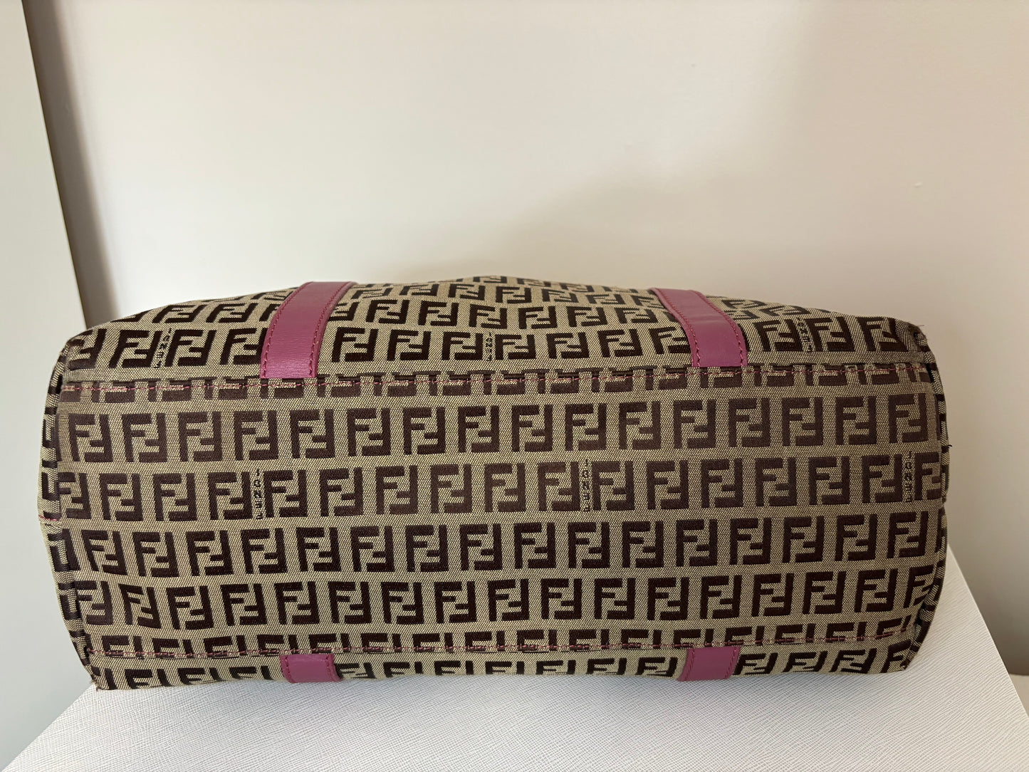 Fendi Zucchino Charm Tote Bag