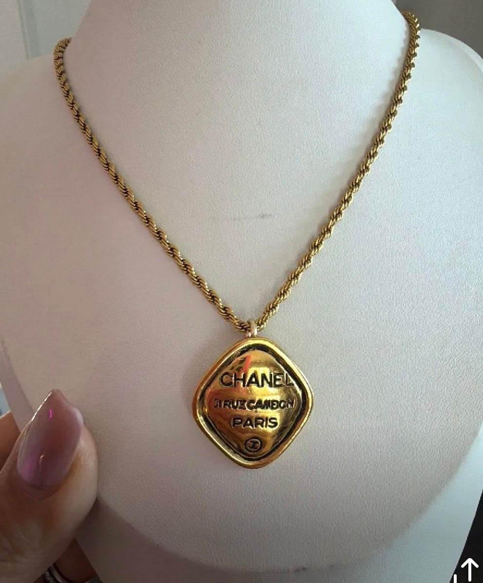 Chanel Pin to Necklace