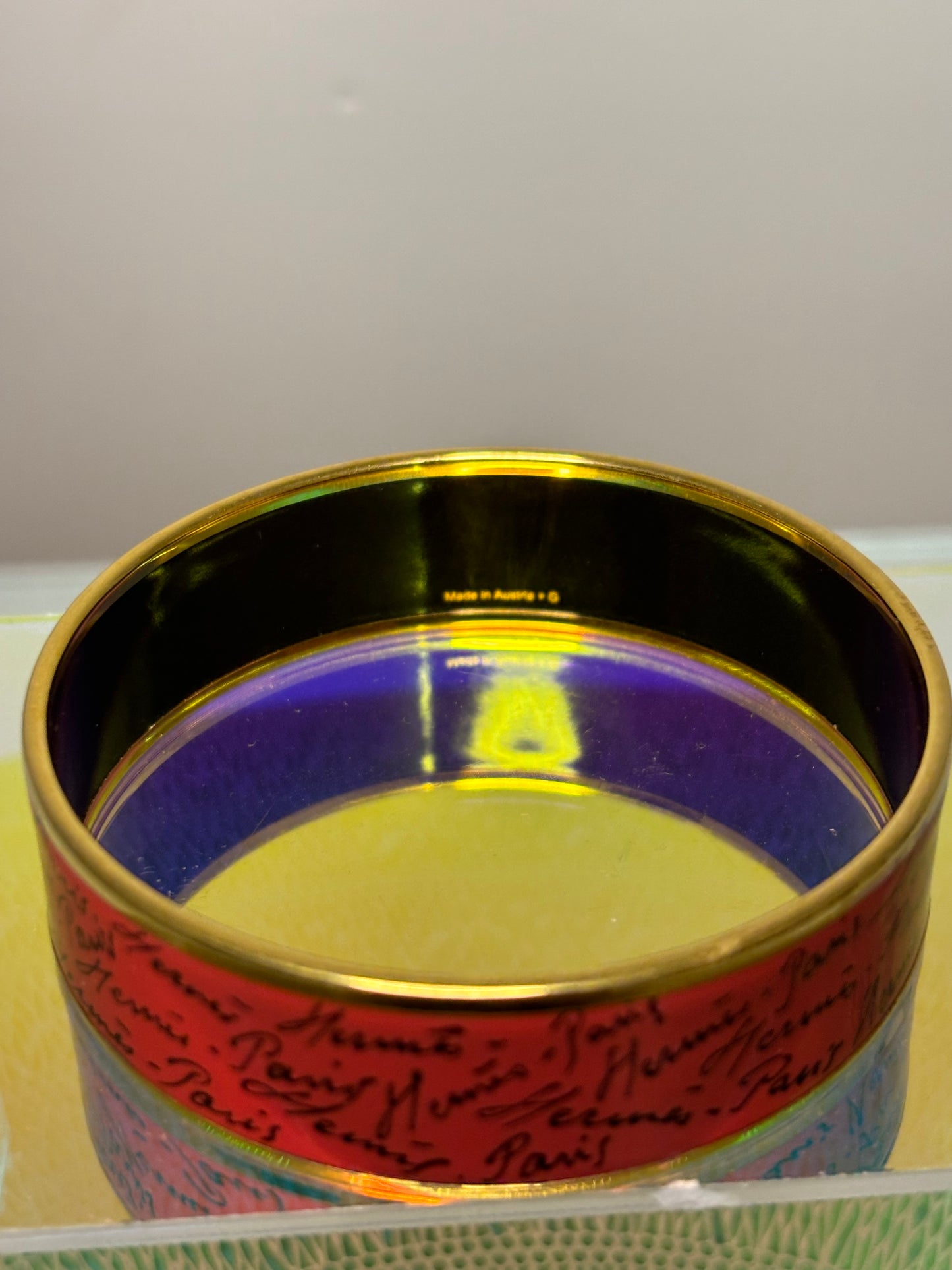 Hermes Enamel Bangle