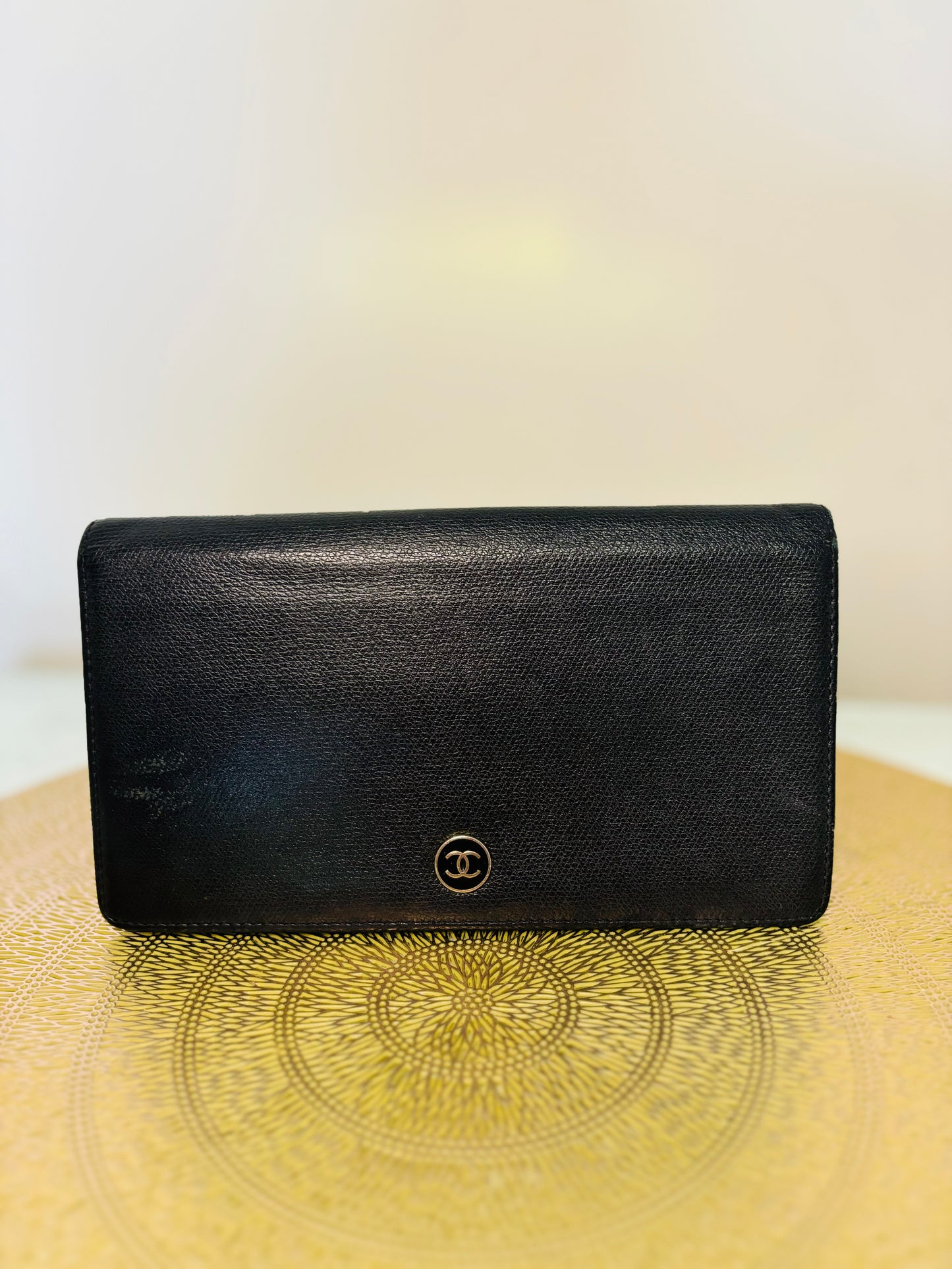 Chanel Black Long Wallet