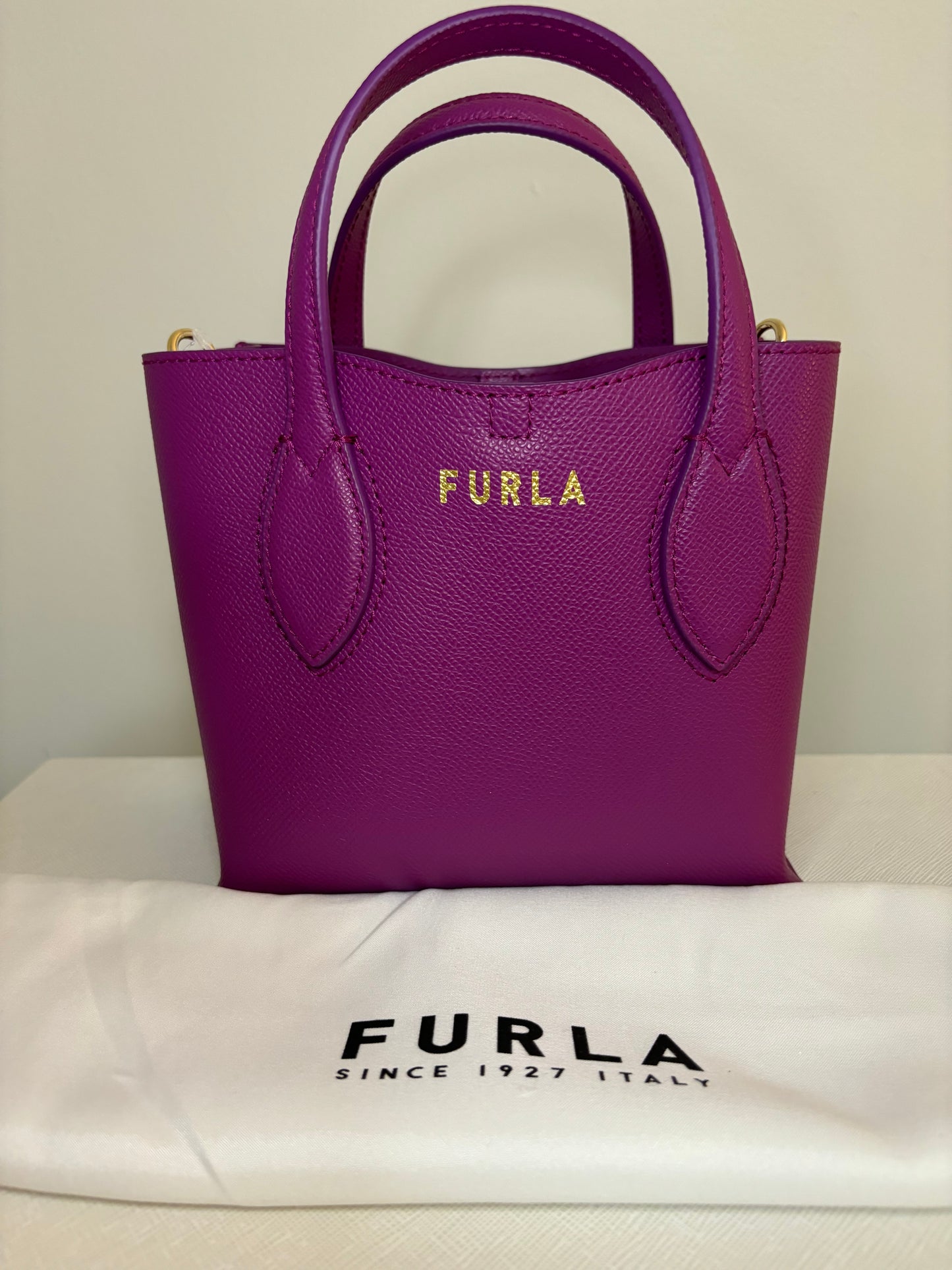 Furla Purple Fuchsia Top Handle & Crossbody