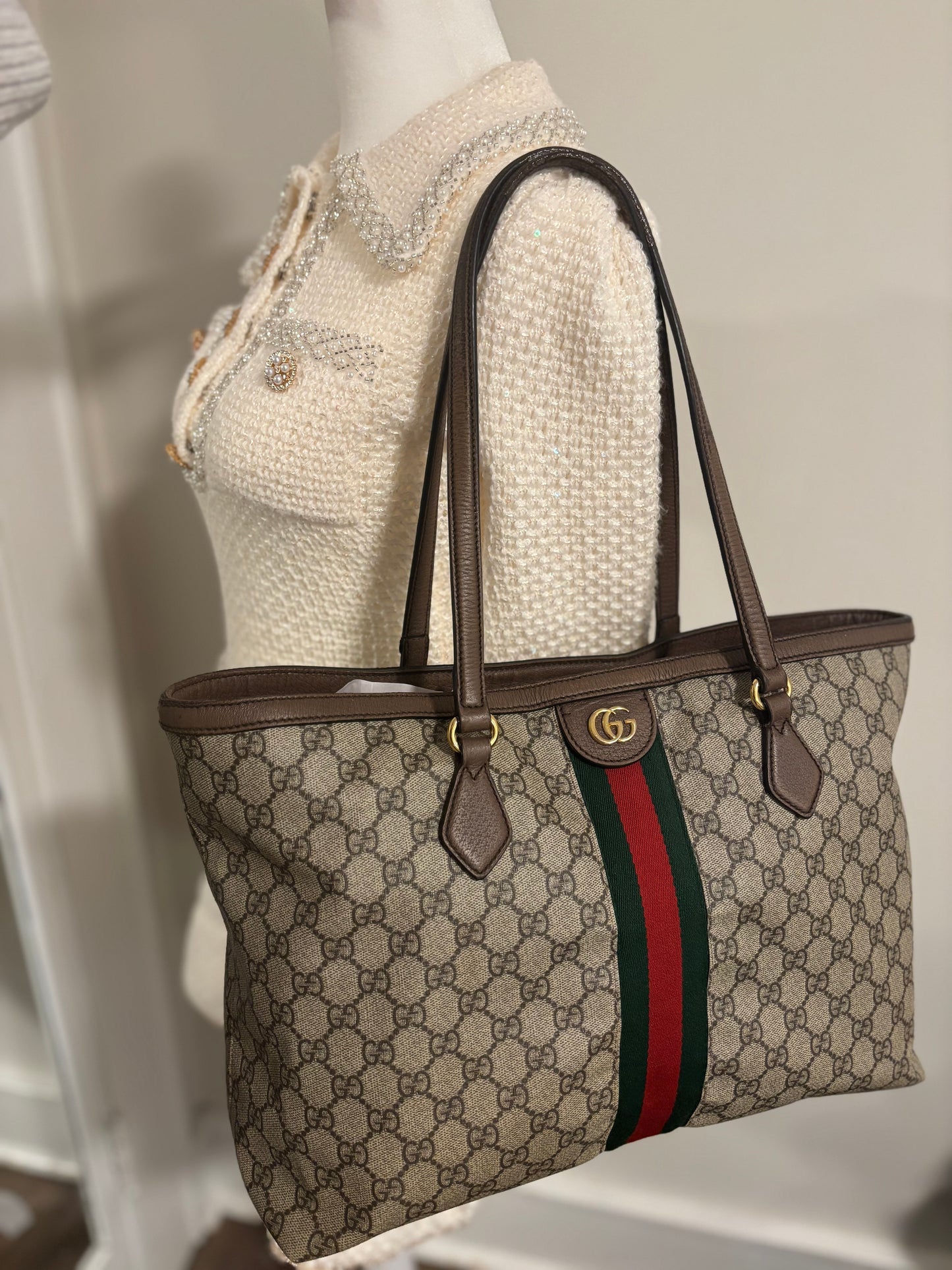 Gucci Ophidia Medium Tote Bag