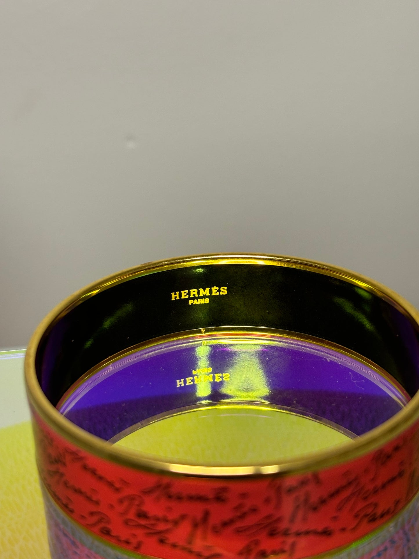 Hermes Enamel Bangle