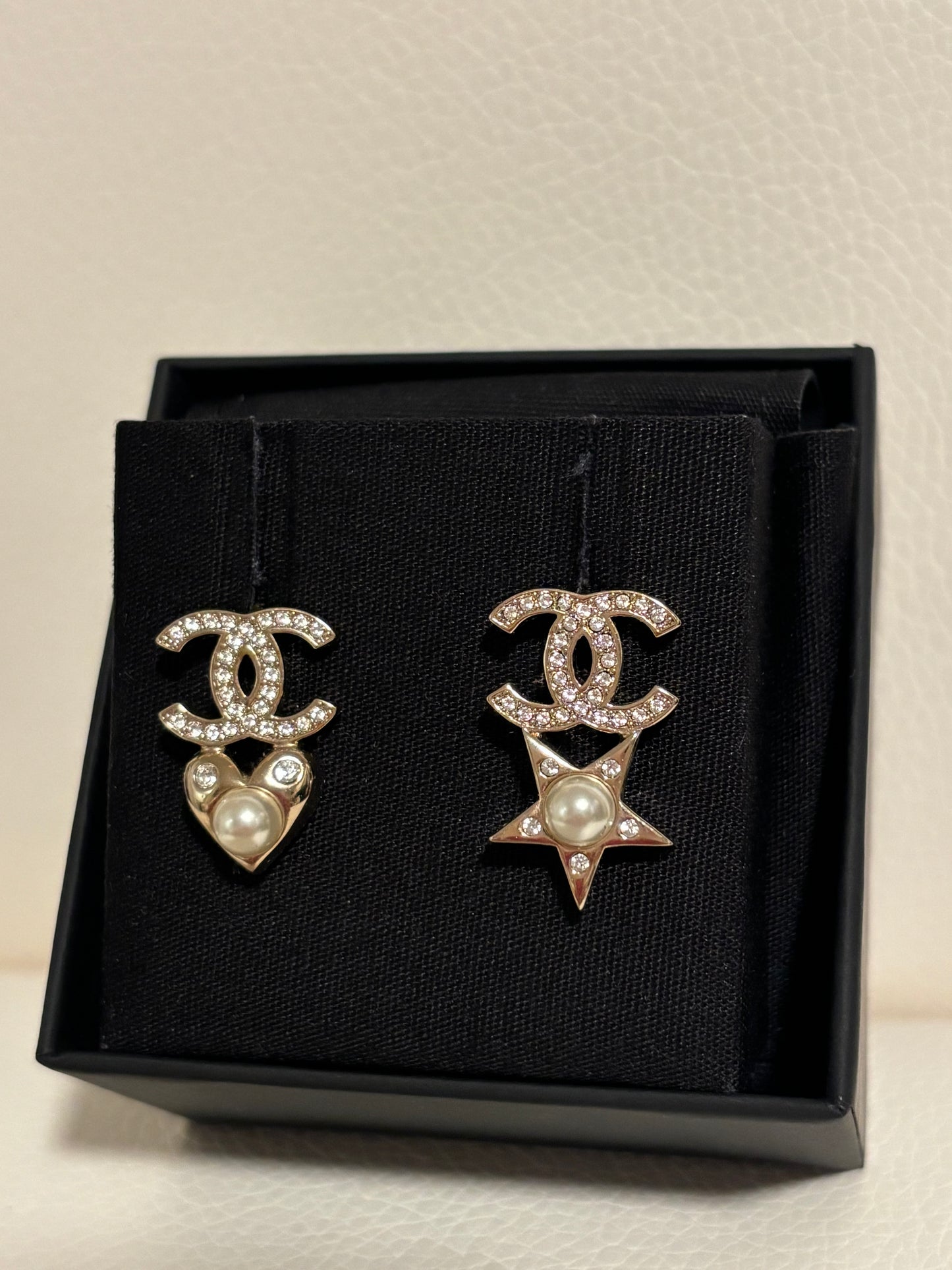 Chanel pierced earrings
