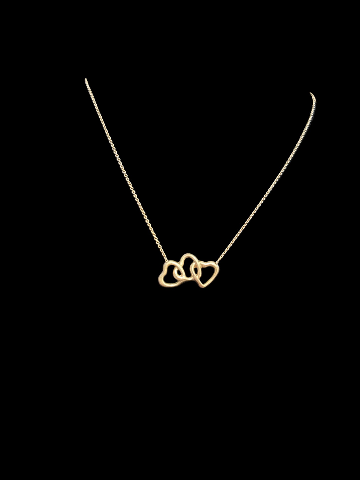Tiffany Necklace 3 hearts