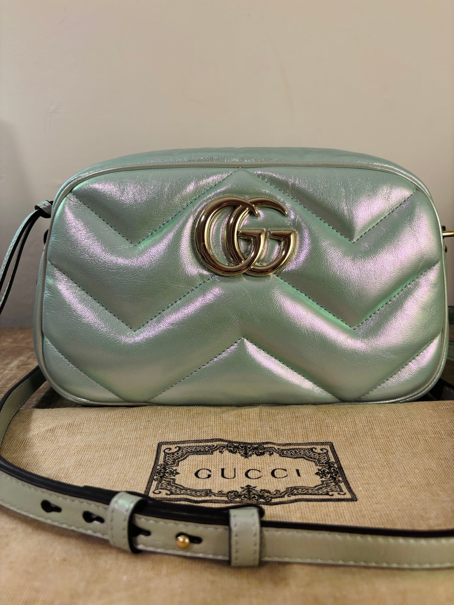 Gucci Iridescent Marmont Crossbody