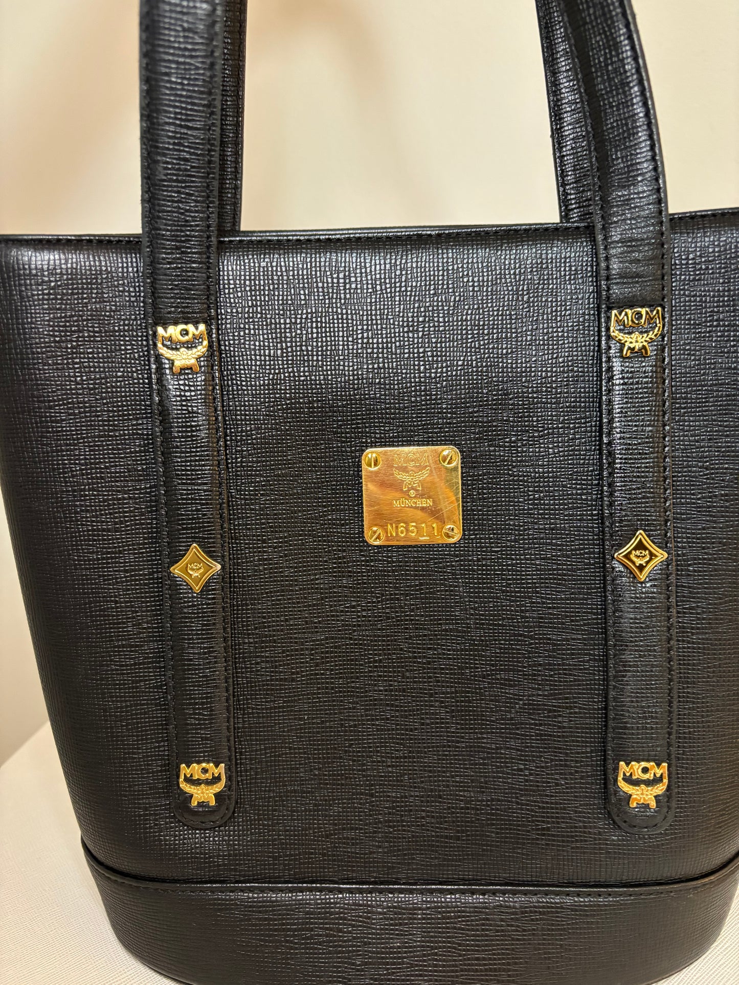 MCM Bucket Shoulder & Wristlet Bundle
