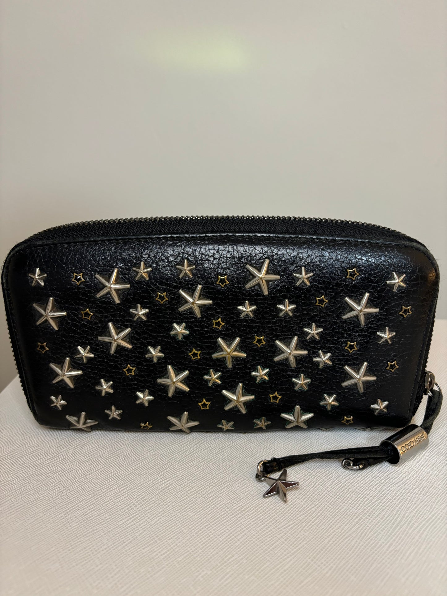 Jimmy Choo Star Long Black Wallet
