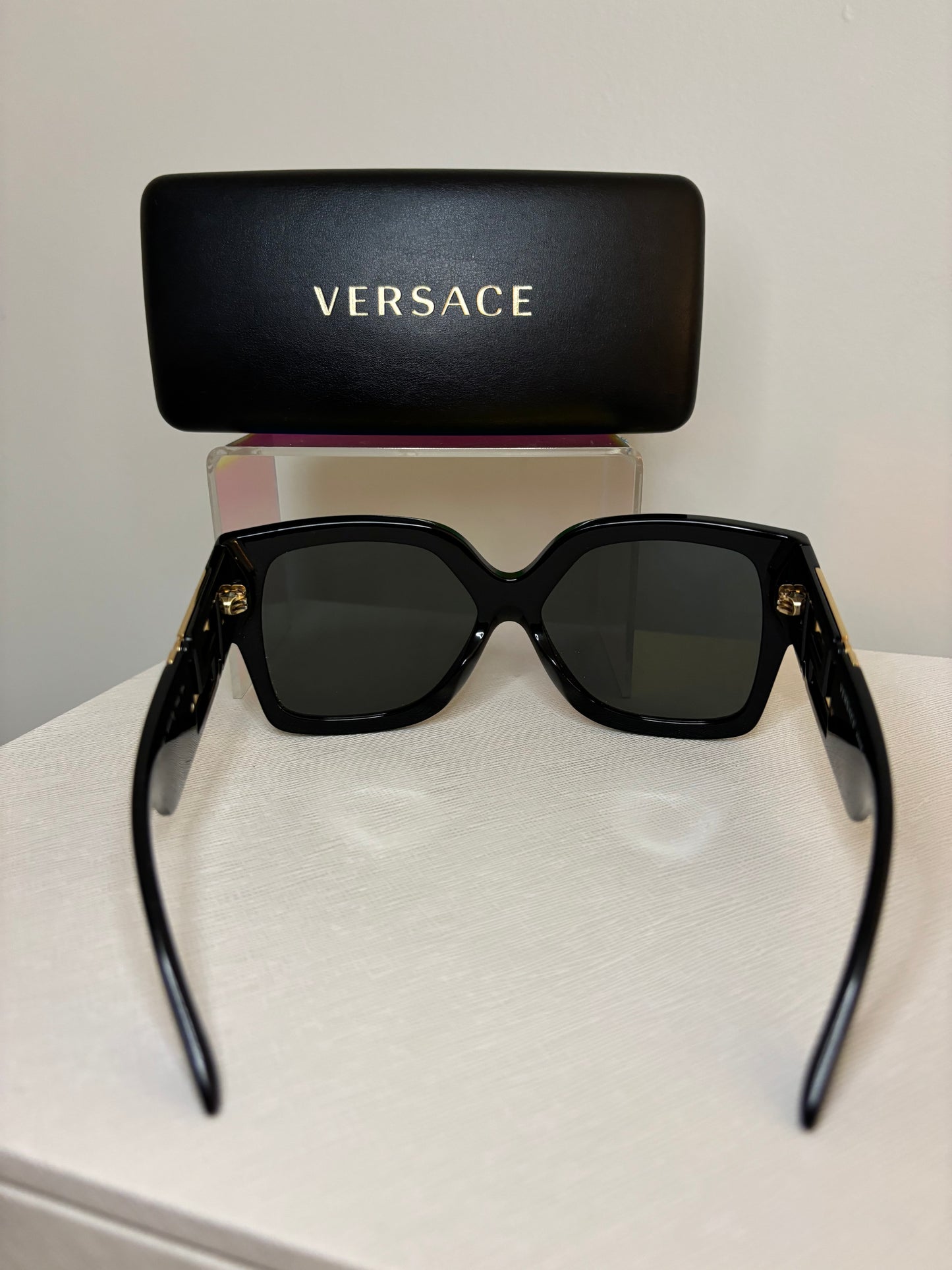 Versace Black & Gold Sunglasses