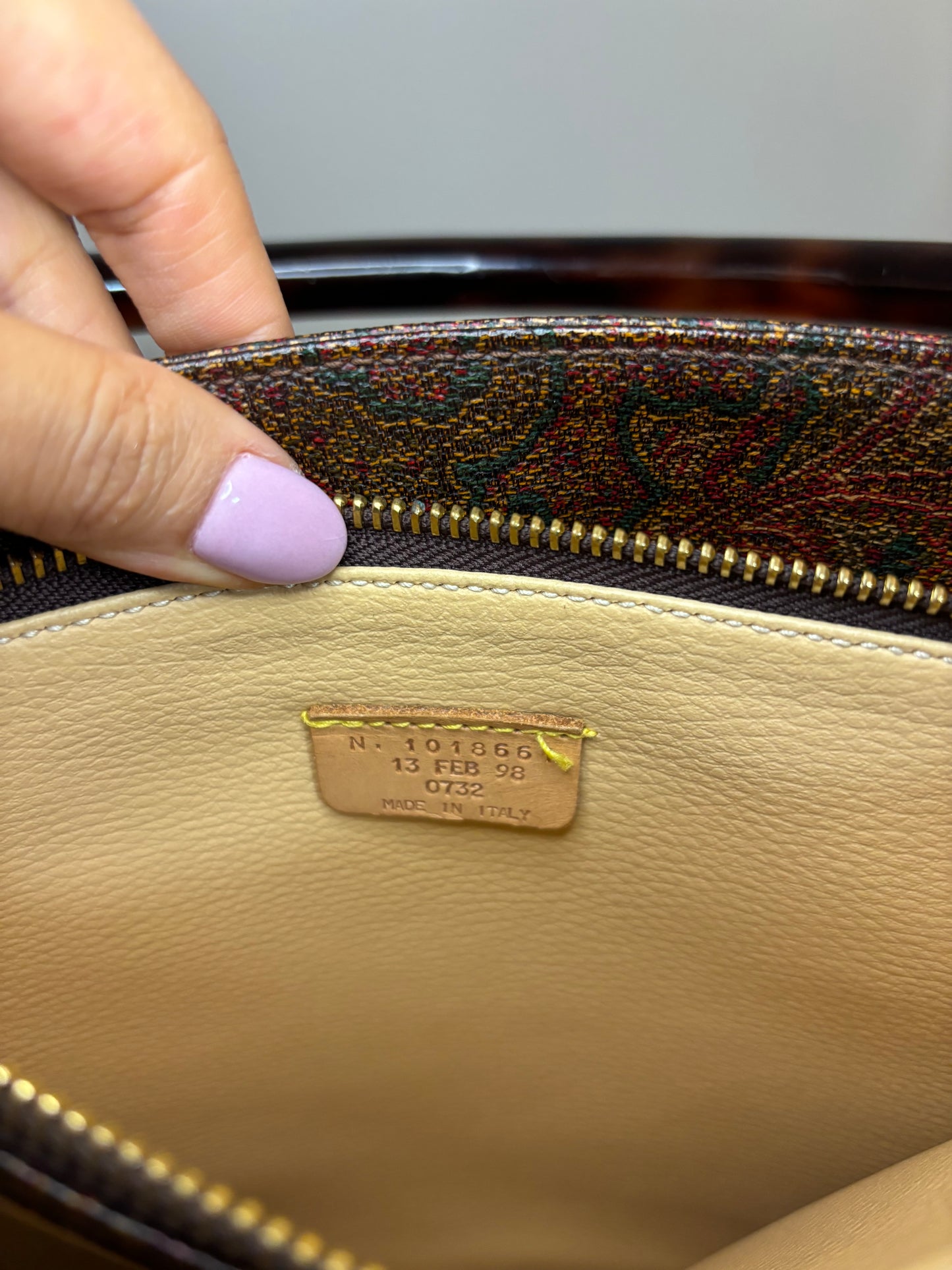Etro Top Handle Bucket Bag