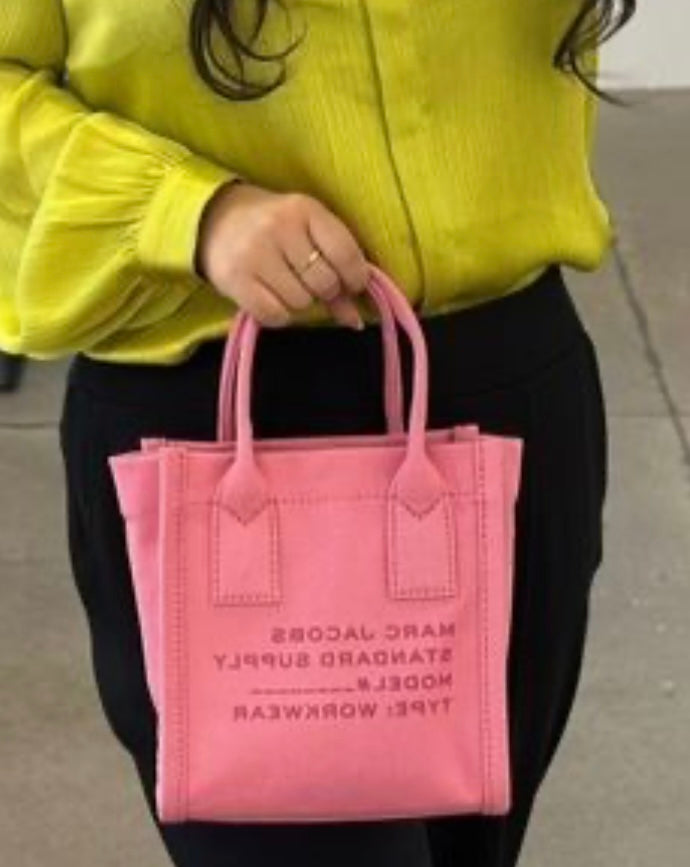 Marc Jacobs Pink Tote Bag & Crossbody