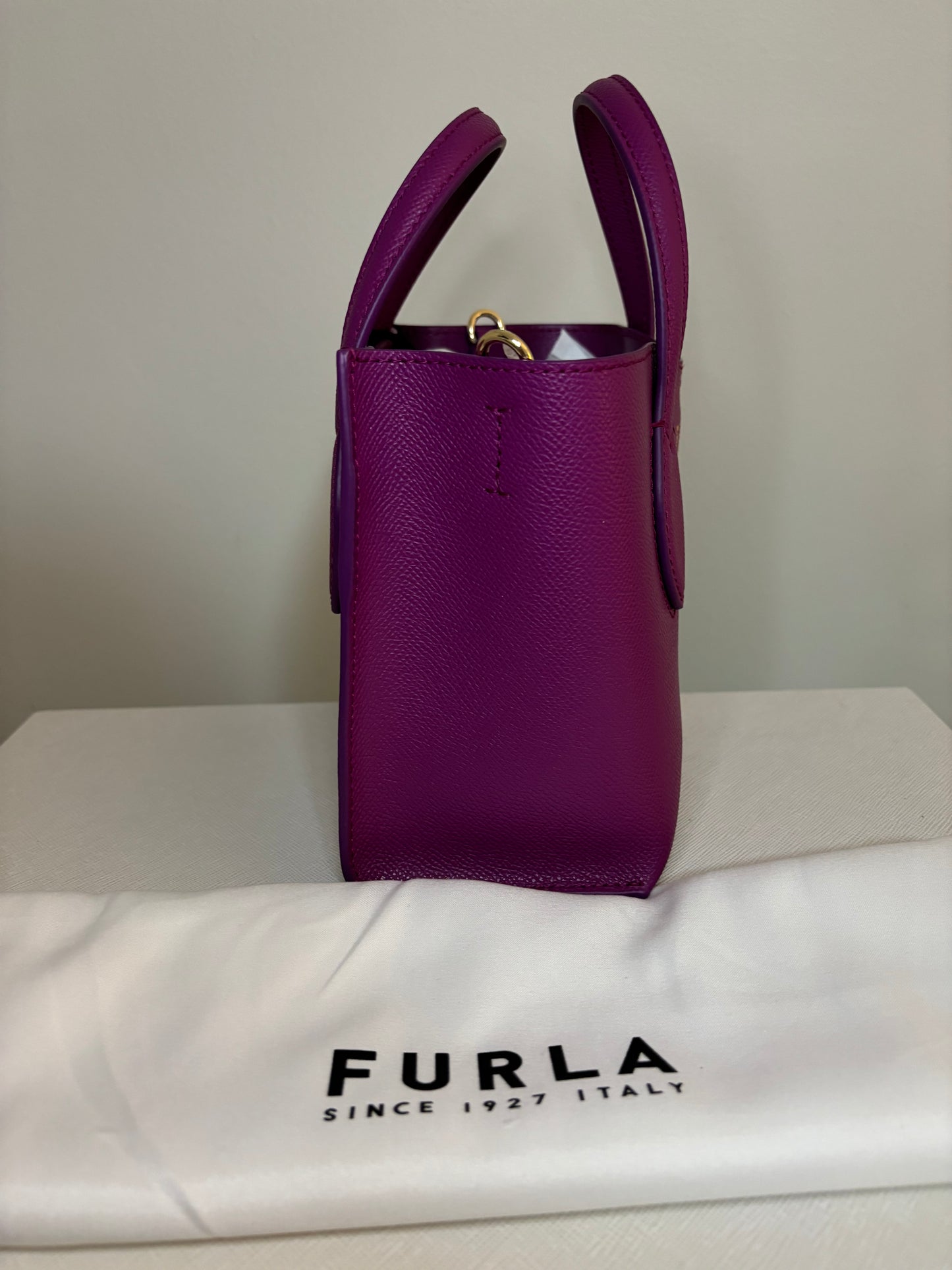 Furla Purple Fuchsia Top Handle & Crossbody