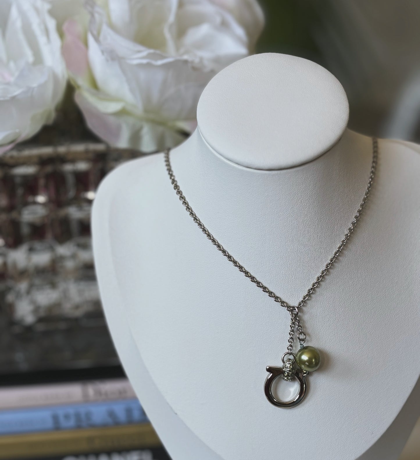Salvatore Silver Gancini Necklace
