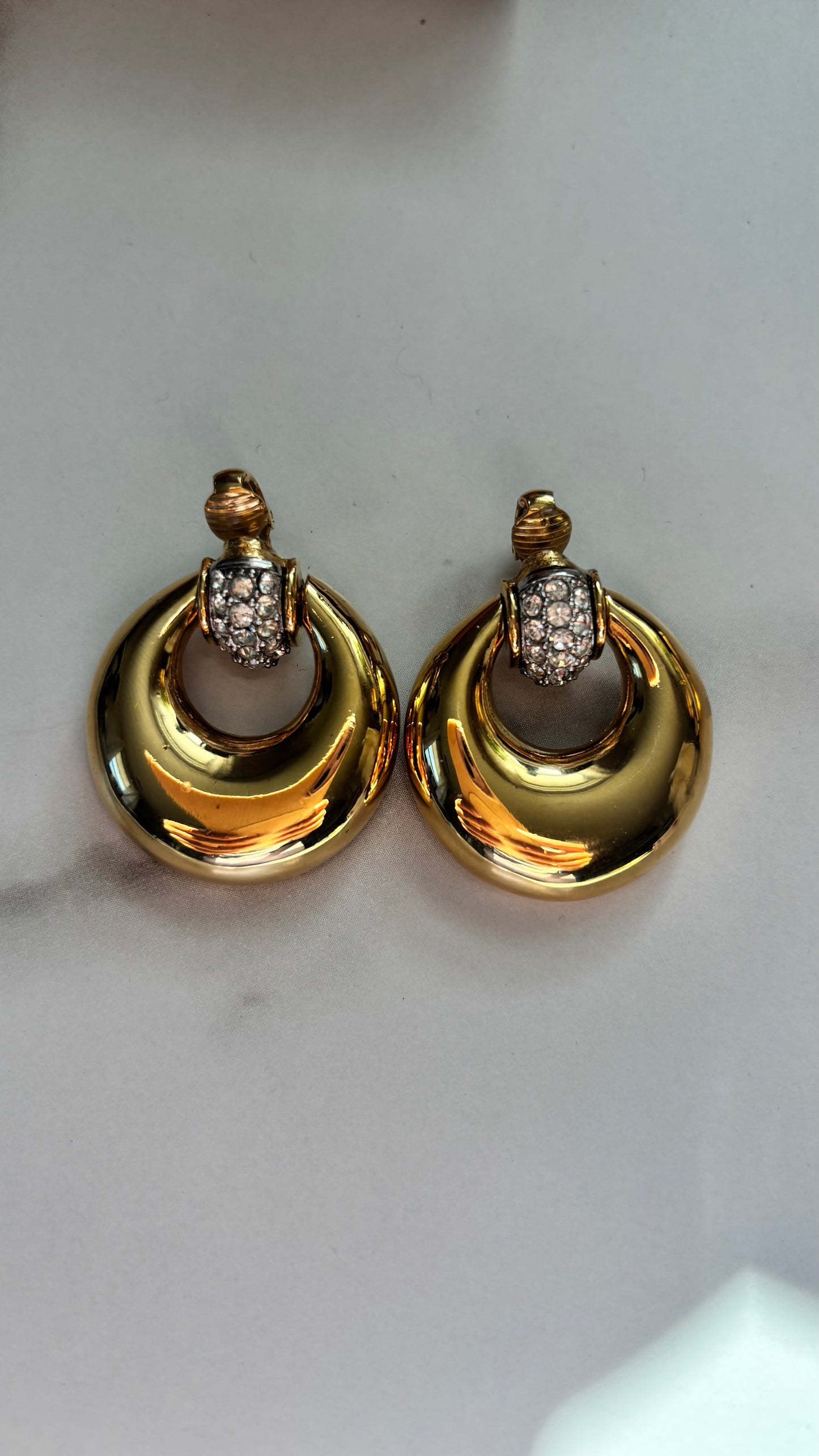 Givenchy Gold Clip Ons