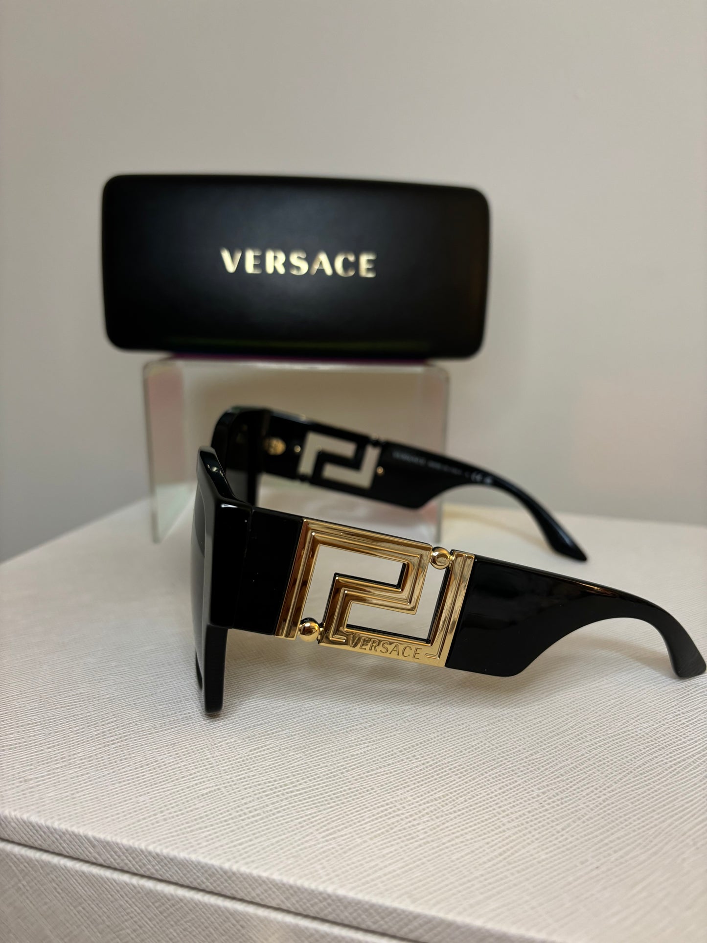 Versace Black & Gold Sunglasses