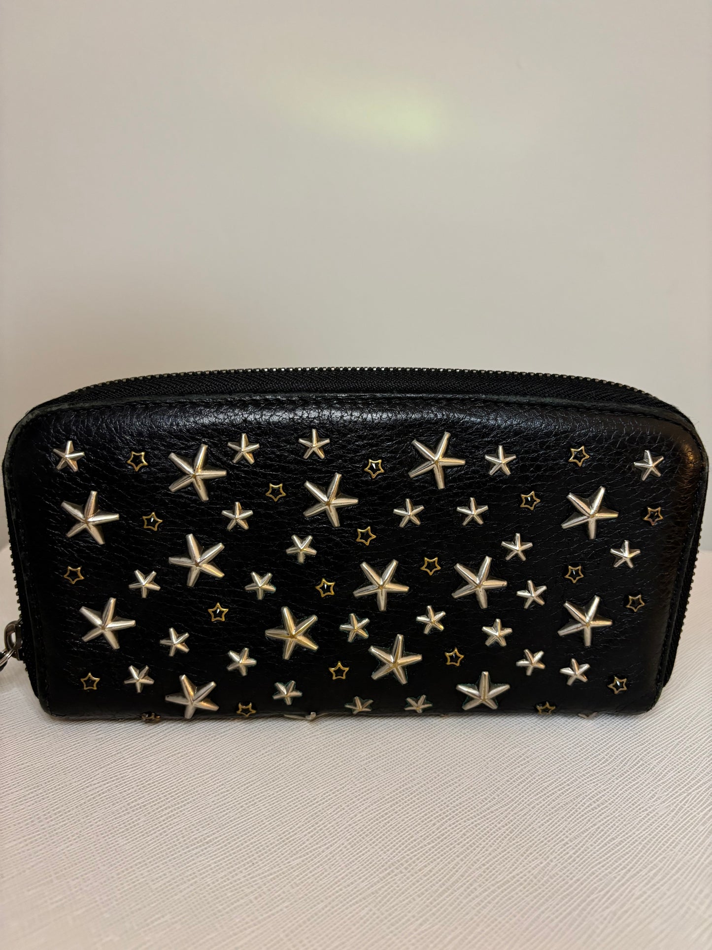 Jimmy Choo Star Long Black Wallet