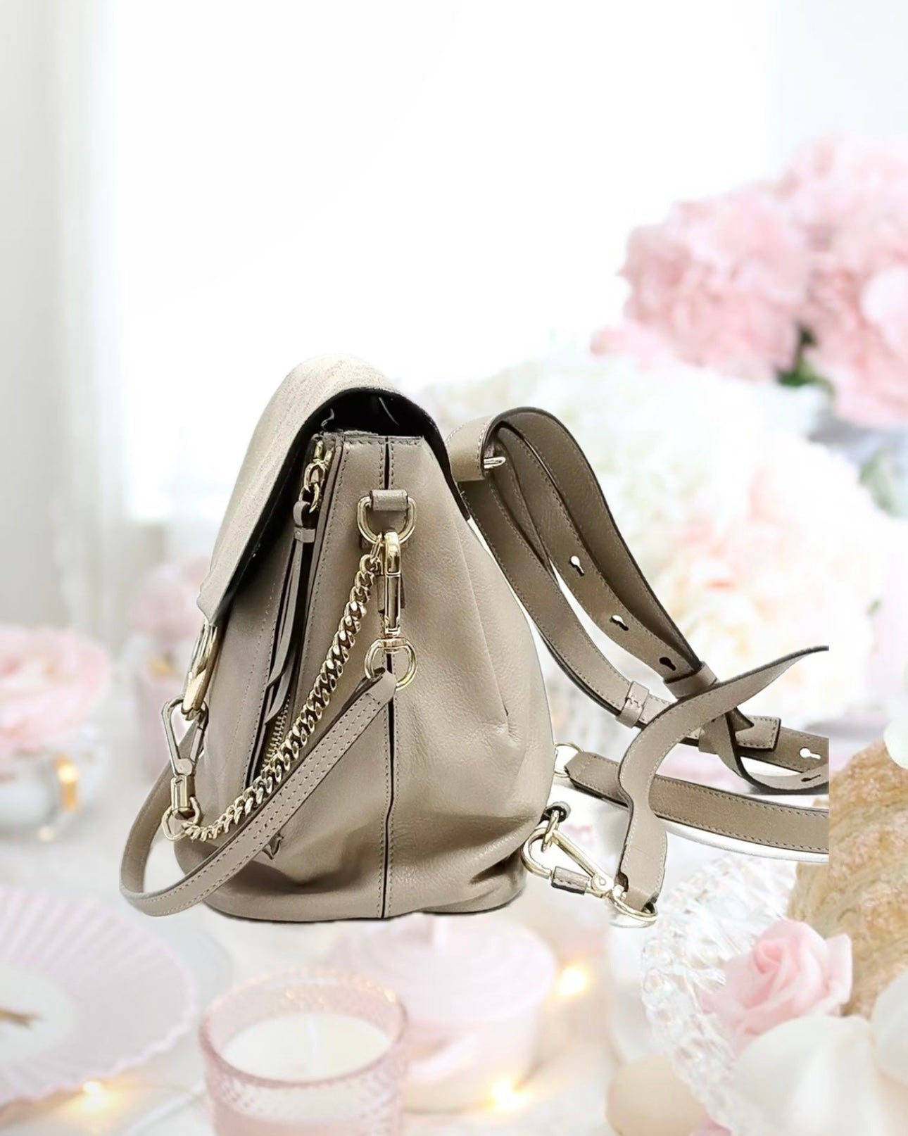 Chloé Faye Two Shoulder Bag and Backpack