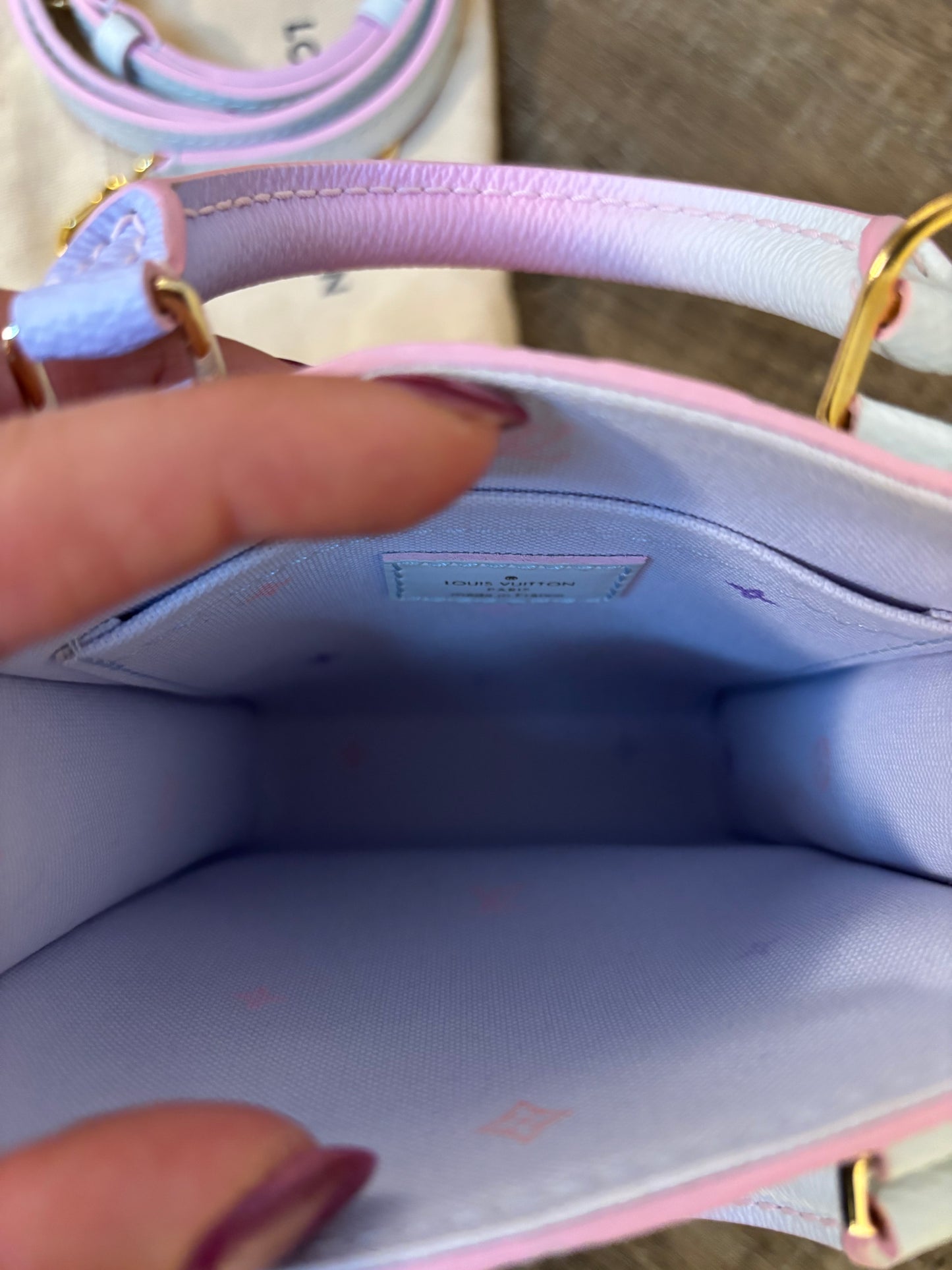 For Kailey-Louis Vuitton Spring in the City Petite Sac Plat