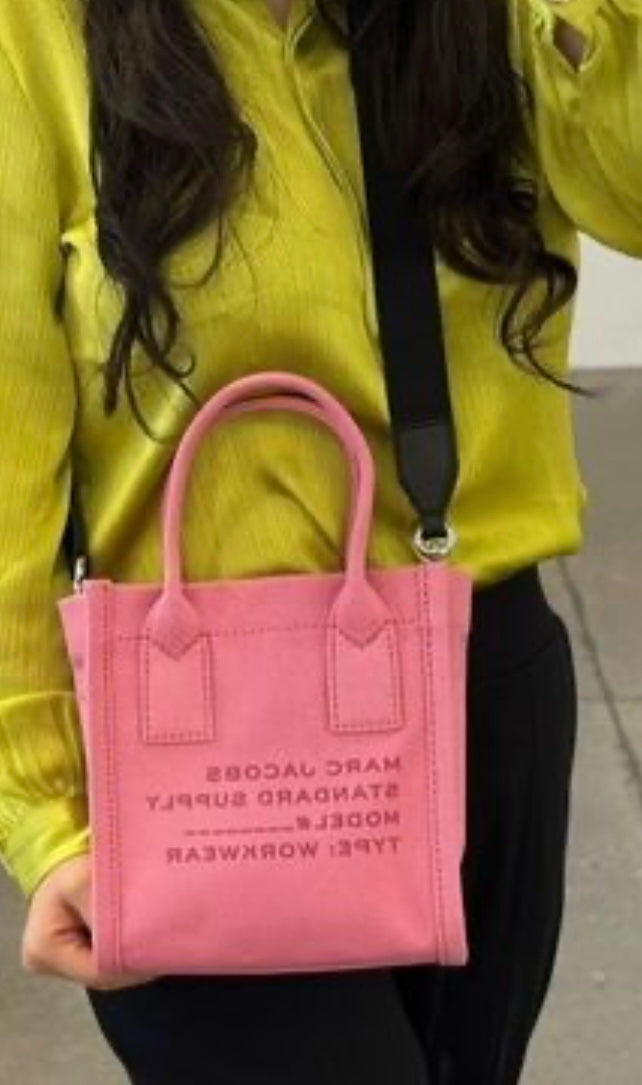 Marc Jacobs Pink Tote Bag & Crossbody
