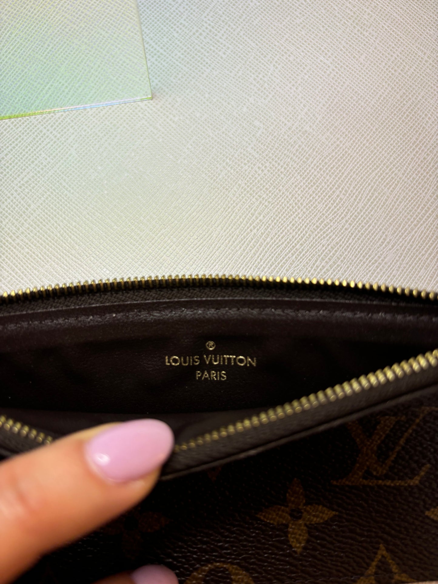 Louis Vuitton Monogram Insert/Long Coin Wallet