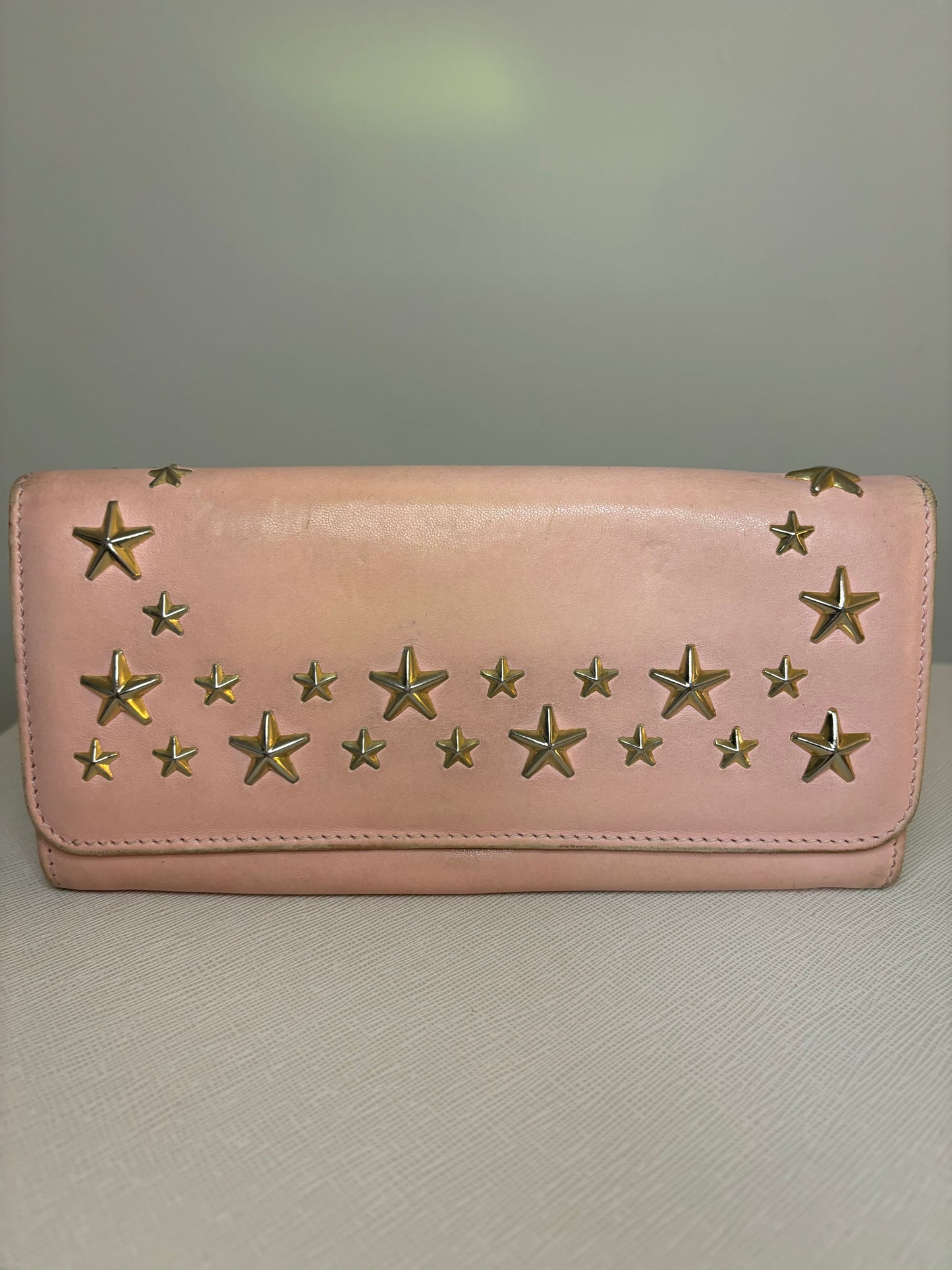 Pink Jimmy Choo Star Wallet