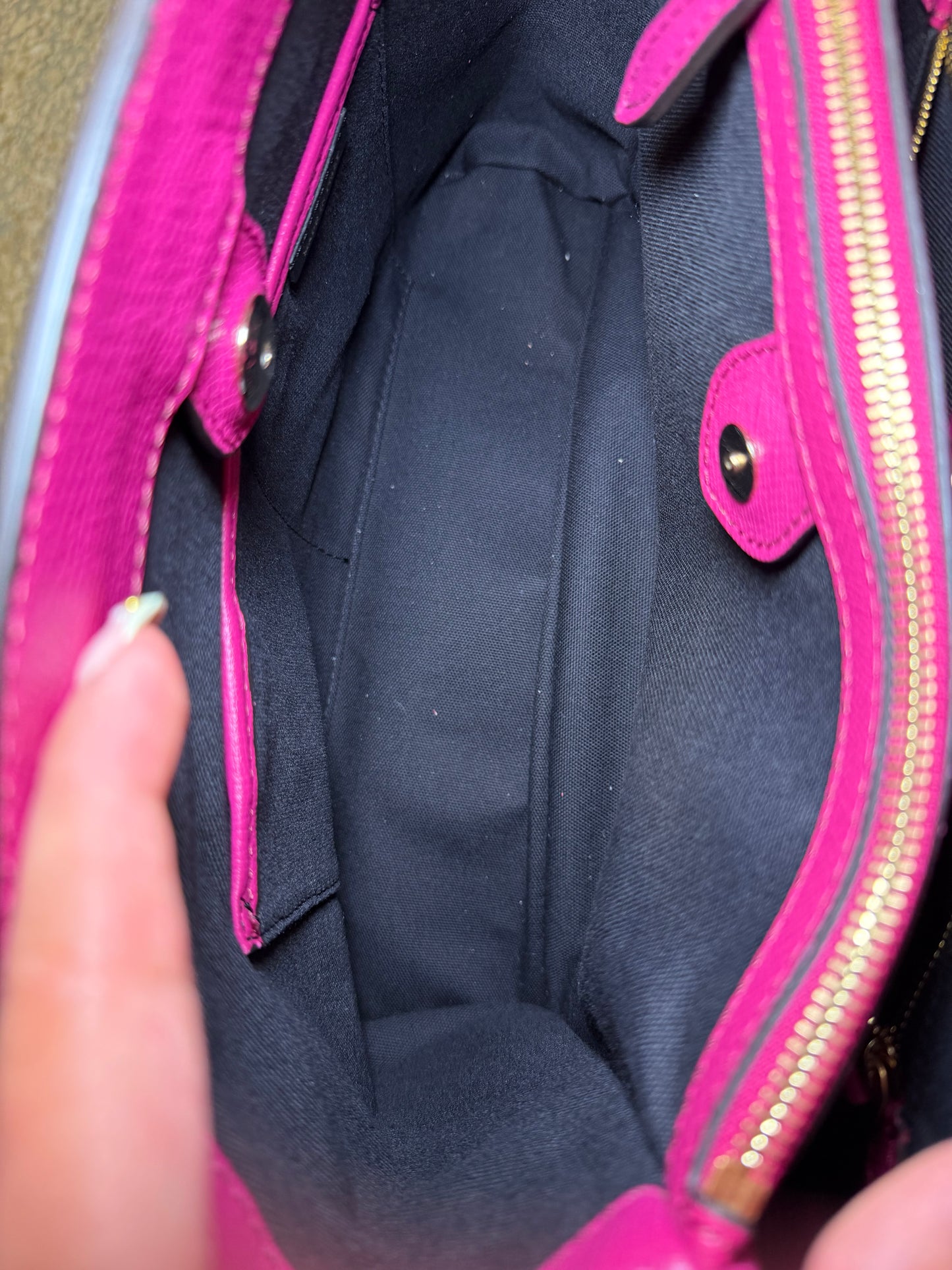 Burberry Fuchsia Satchel/Crossbody Bag