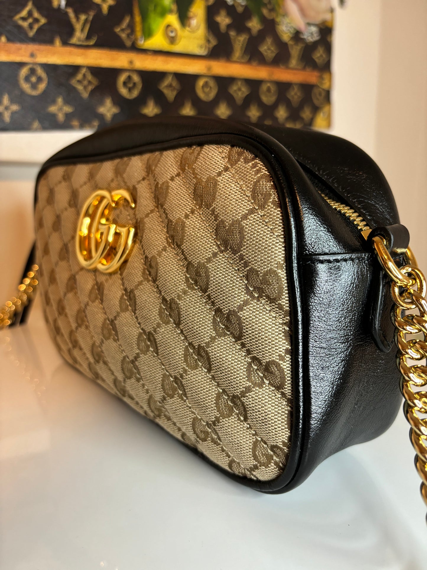 Gucci Marmont Quilted Camera Bag