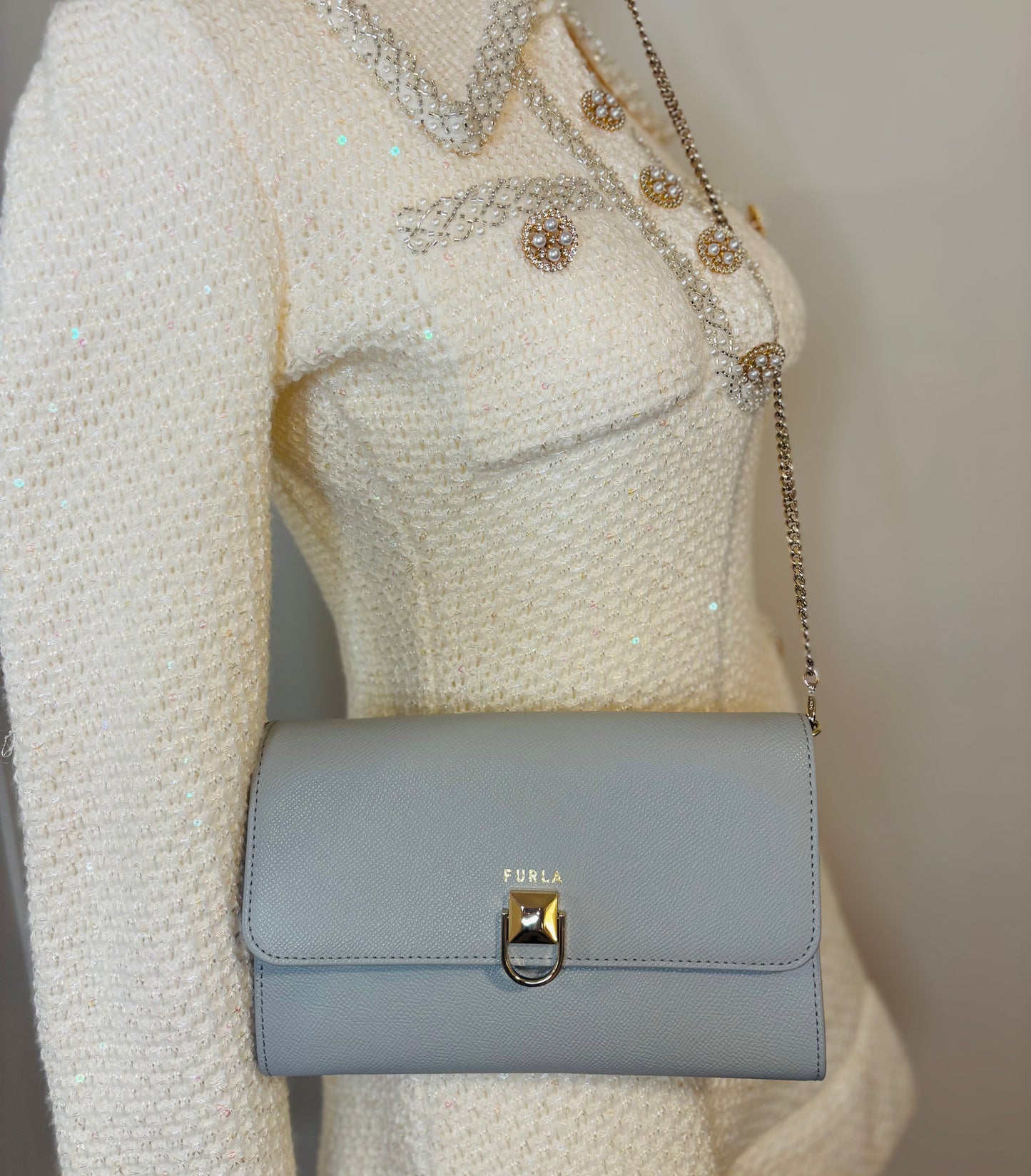 Furla Baby Blue Crossbody