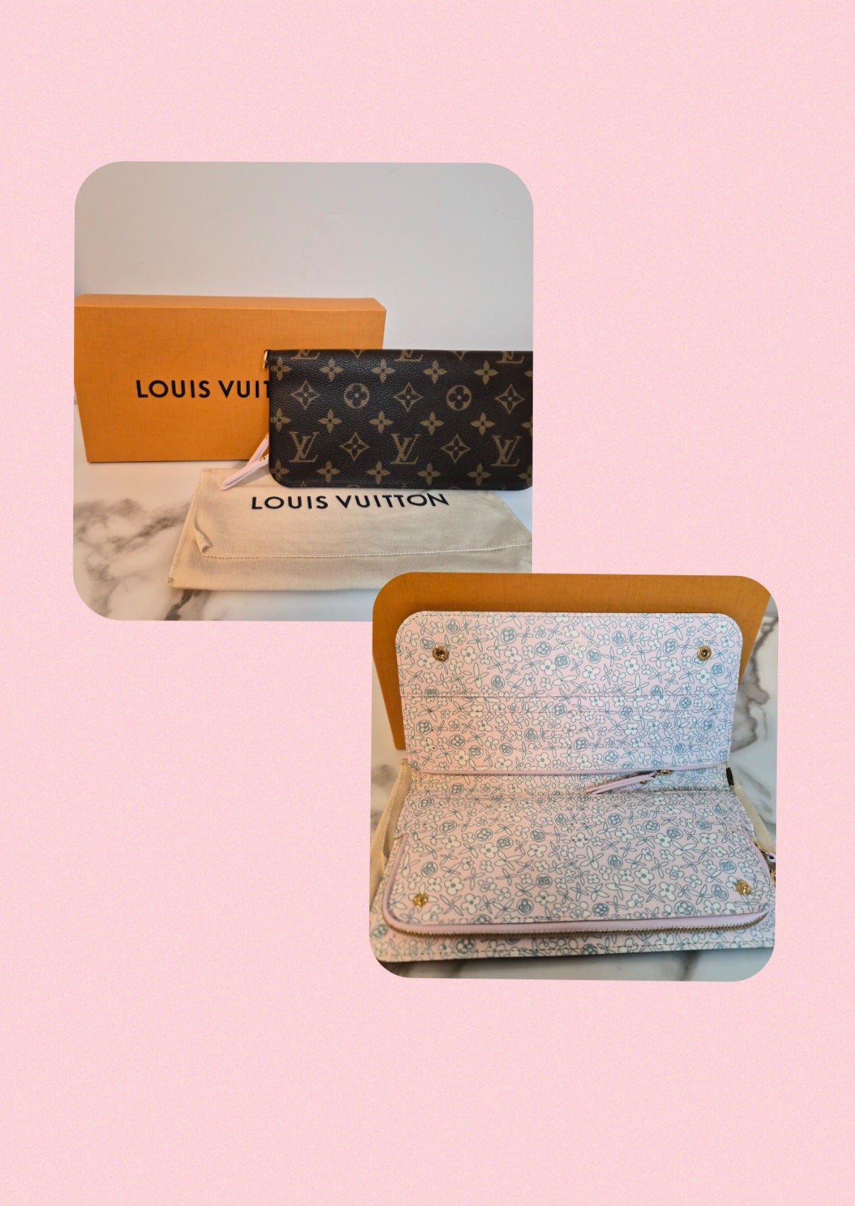 Louis Vuitton Insolite Floral Long Wallet