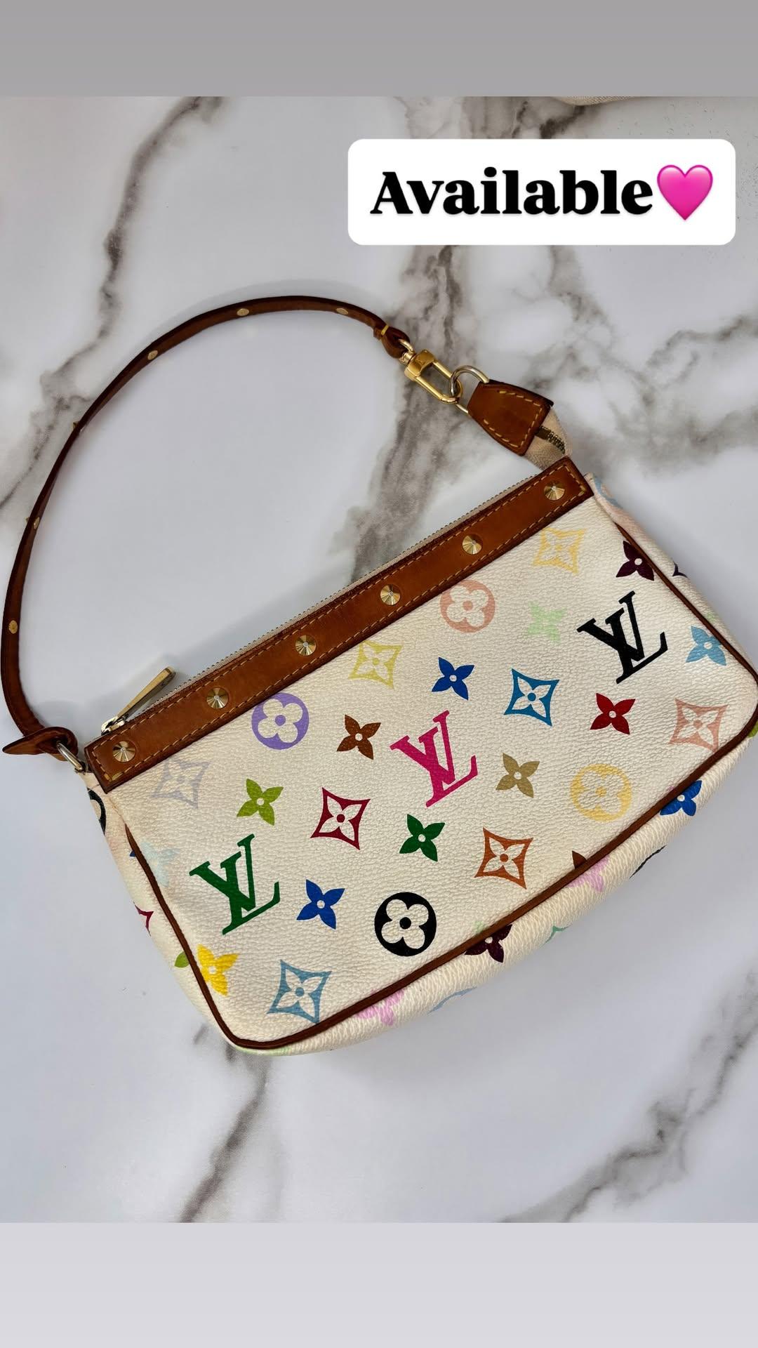 Louis Vuitton murakami y2k white multicolor Pochette