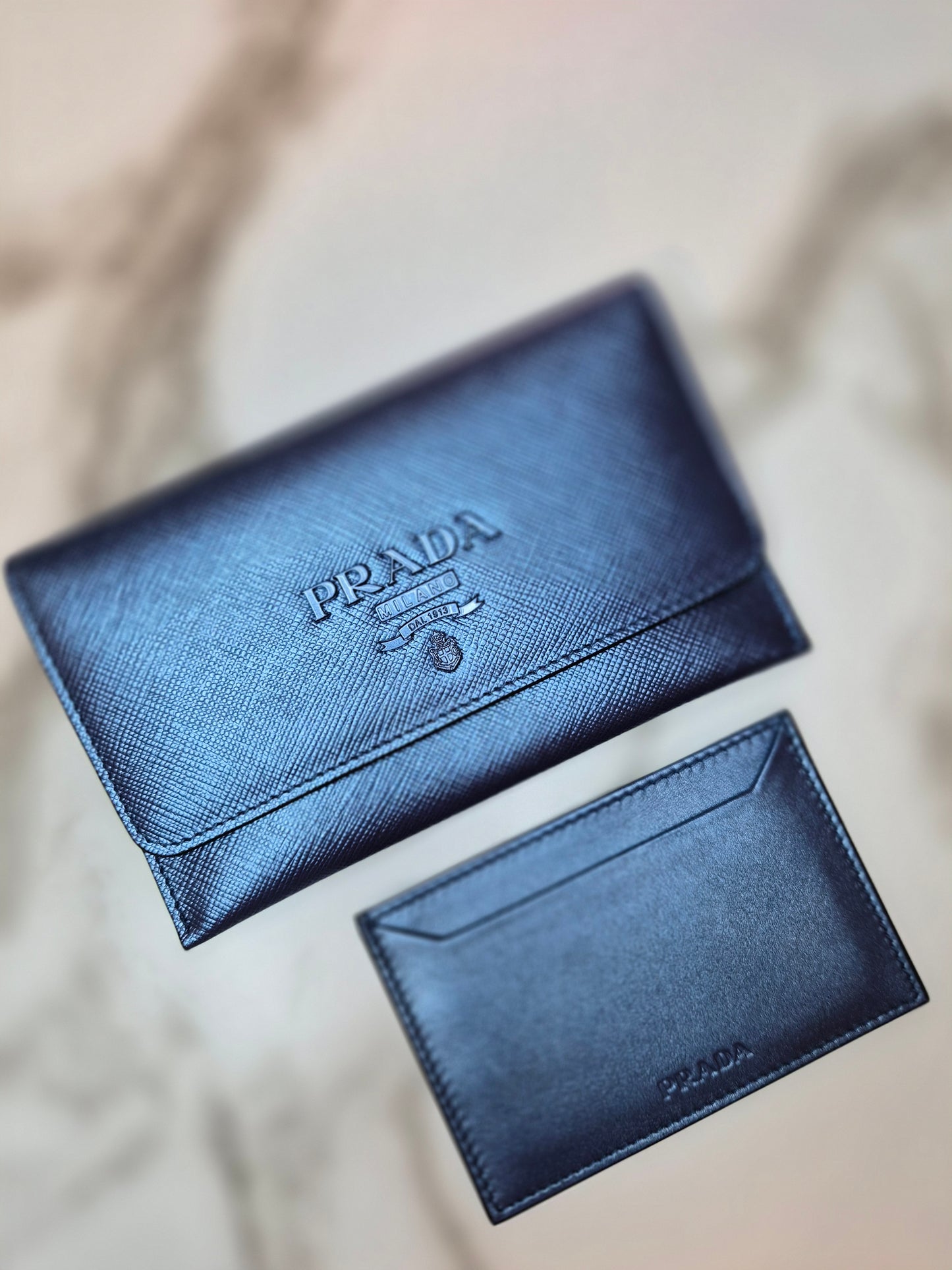 Prada Metallic Blue Full Set